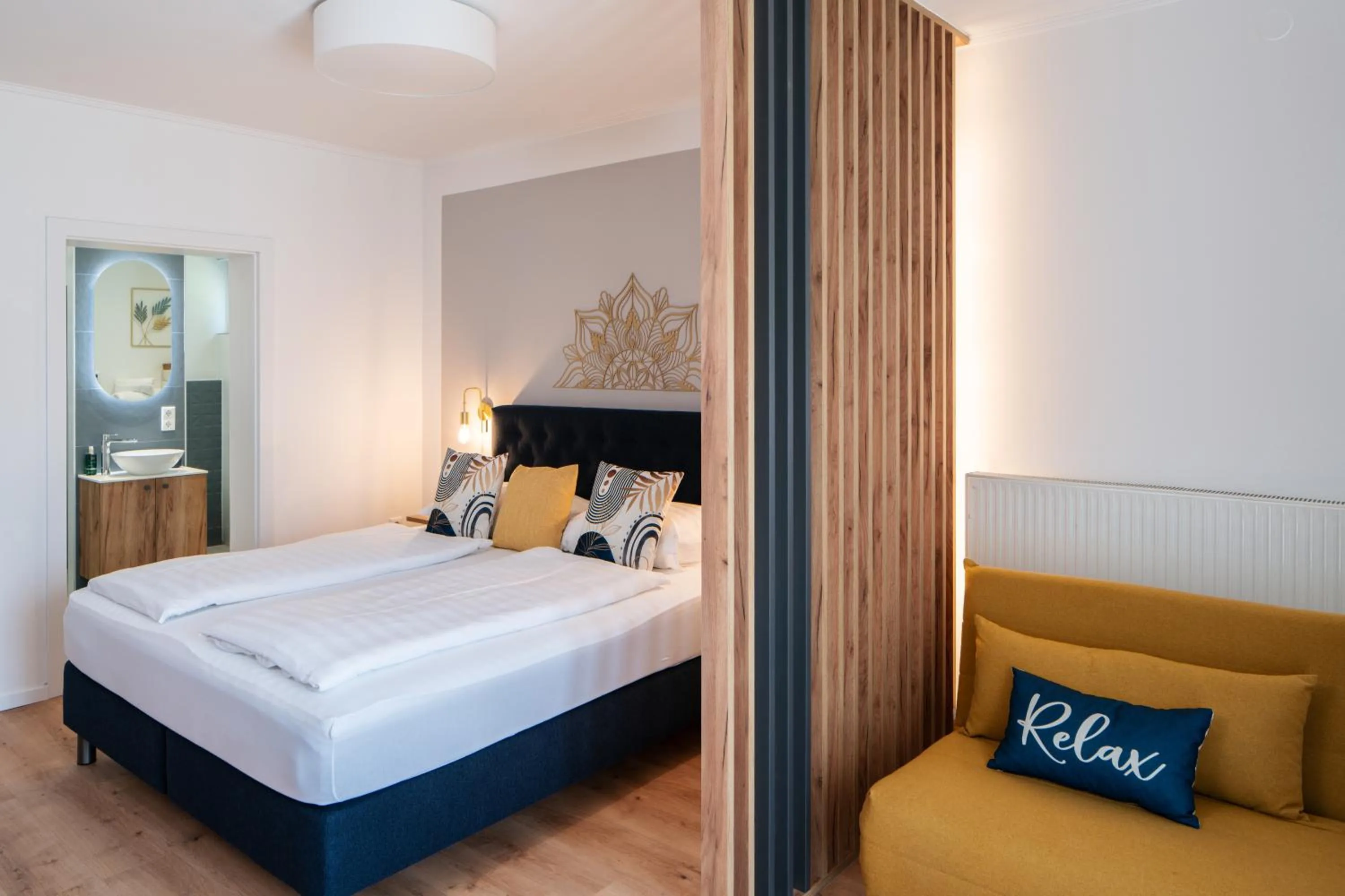 Photo of the whole room, Bed in Pension Auszeit Velden