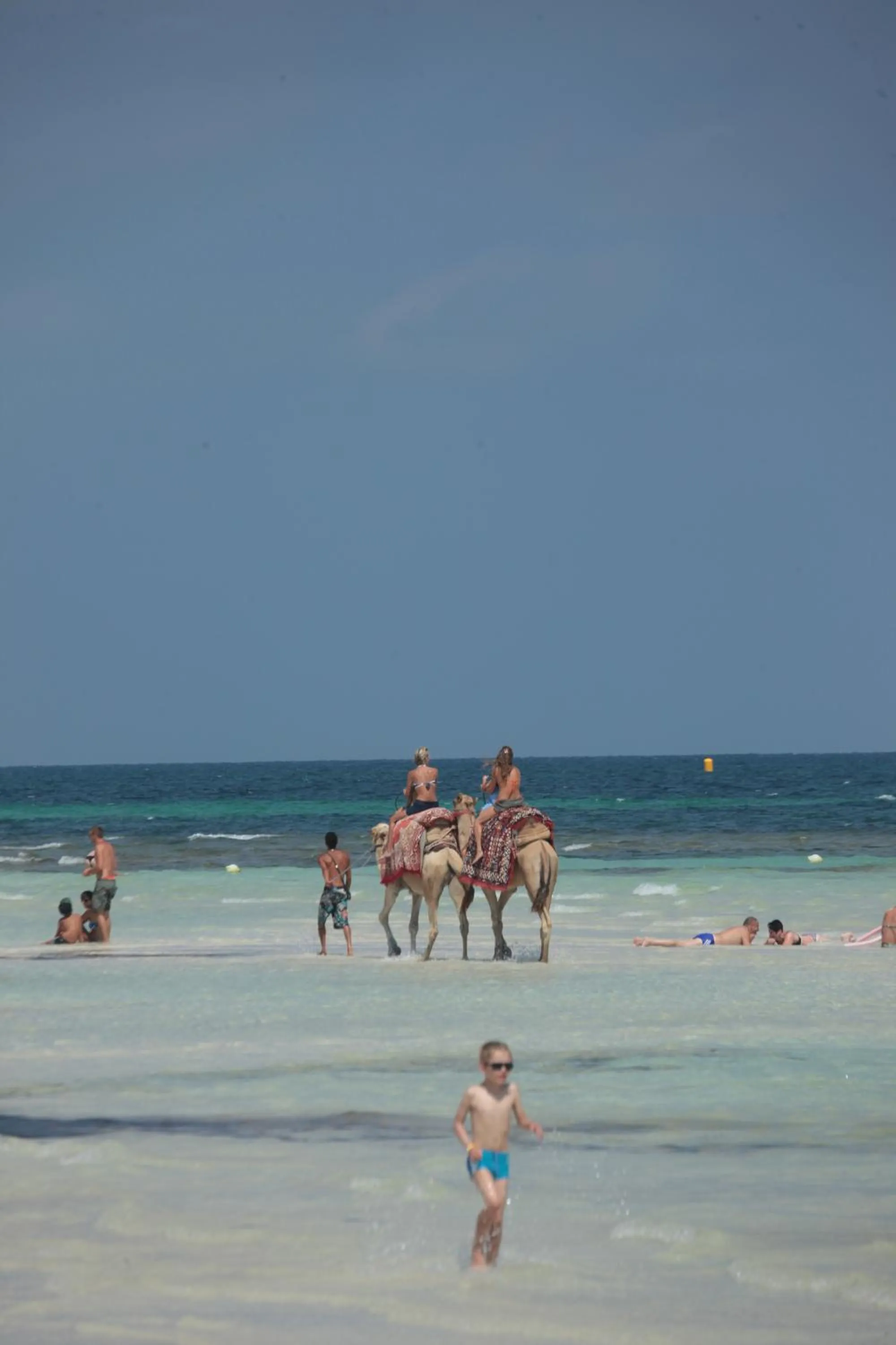 People in Seabel Rym Beach Djerba