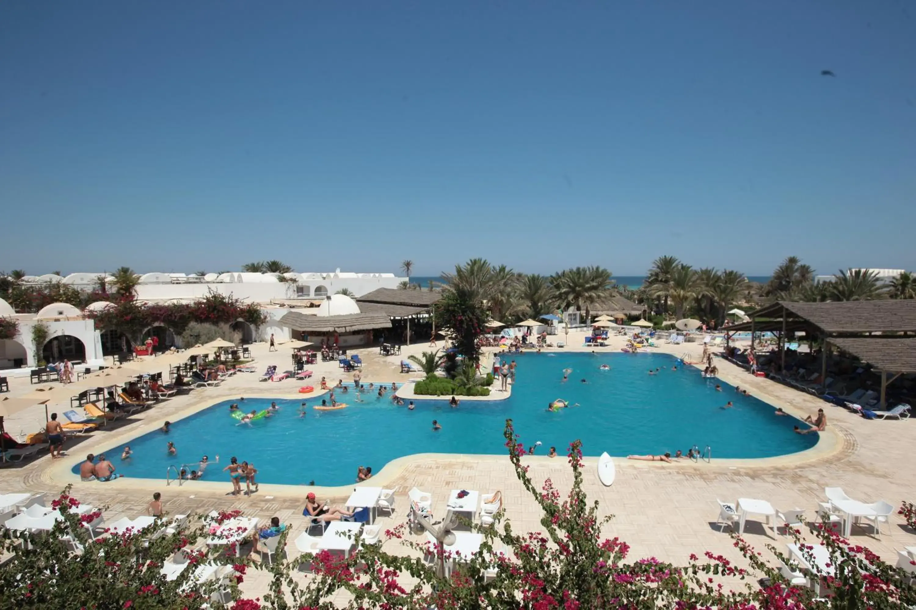 Swimming pool in Seabel Rym Beach Djerba Swimming pool in Seabel Rym Beach Djerba