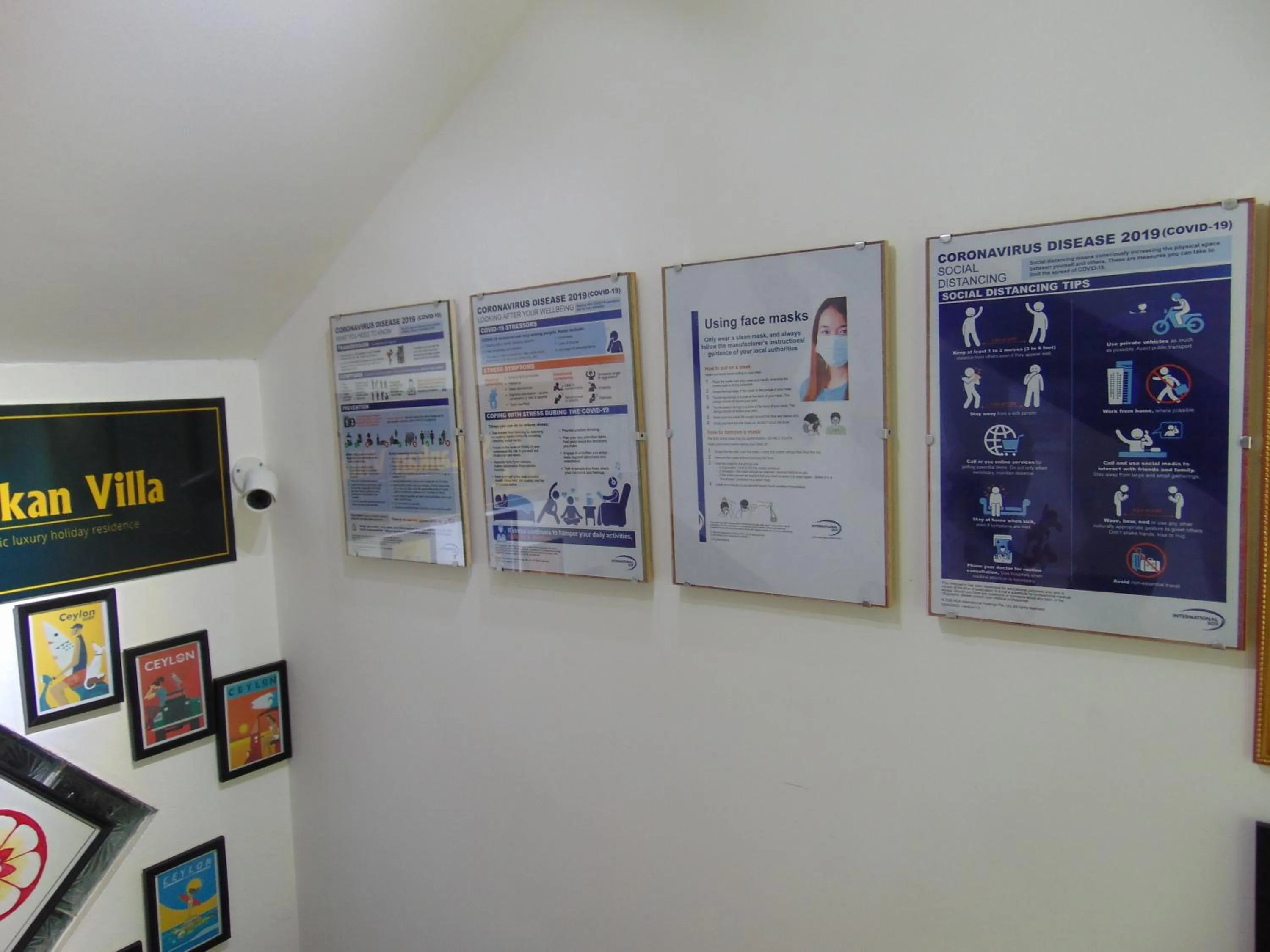 Lobby or reception in SRI LANKAN VILLA