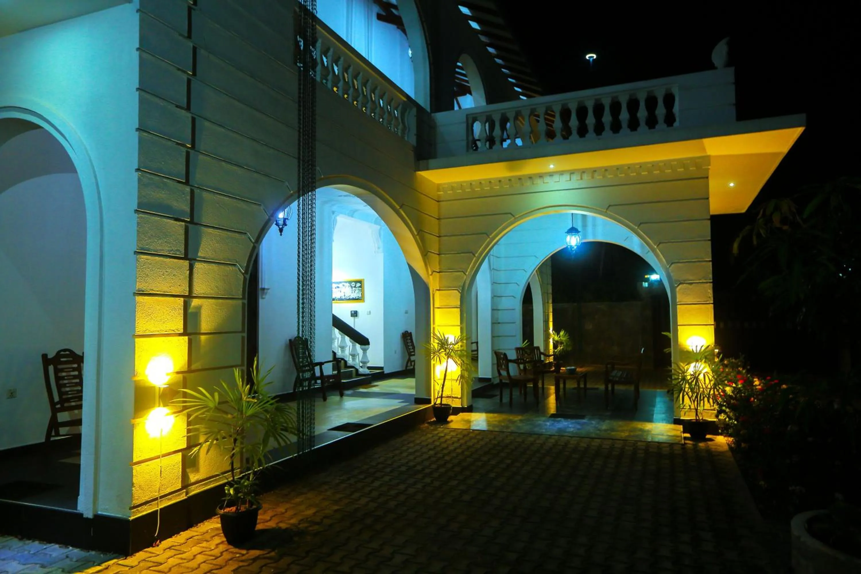 Facade/entrance in SRI LANKAN VILLA