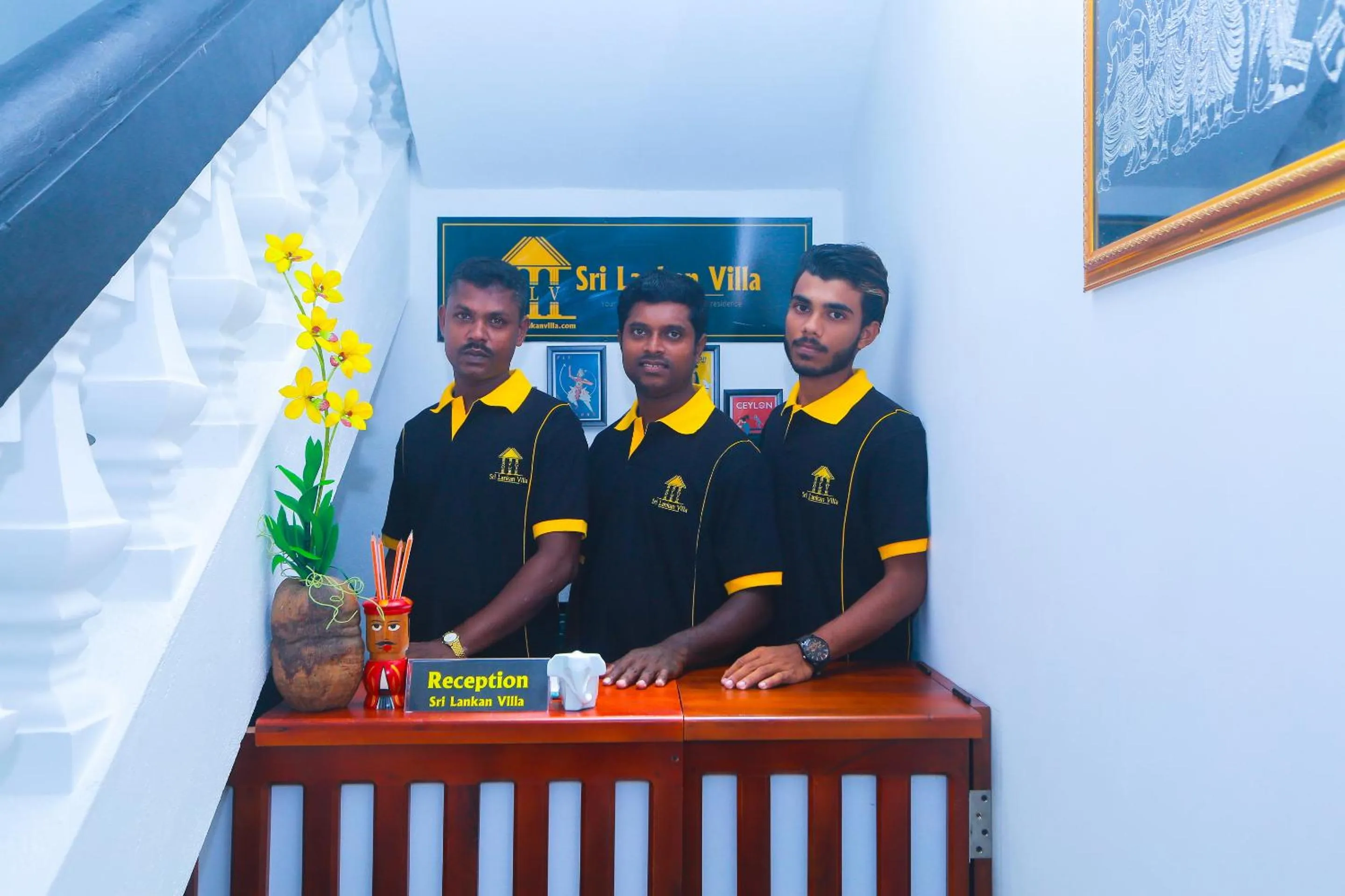 Staff in SRI LANKAN VILLA