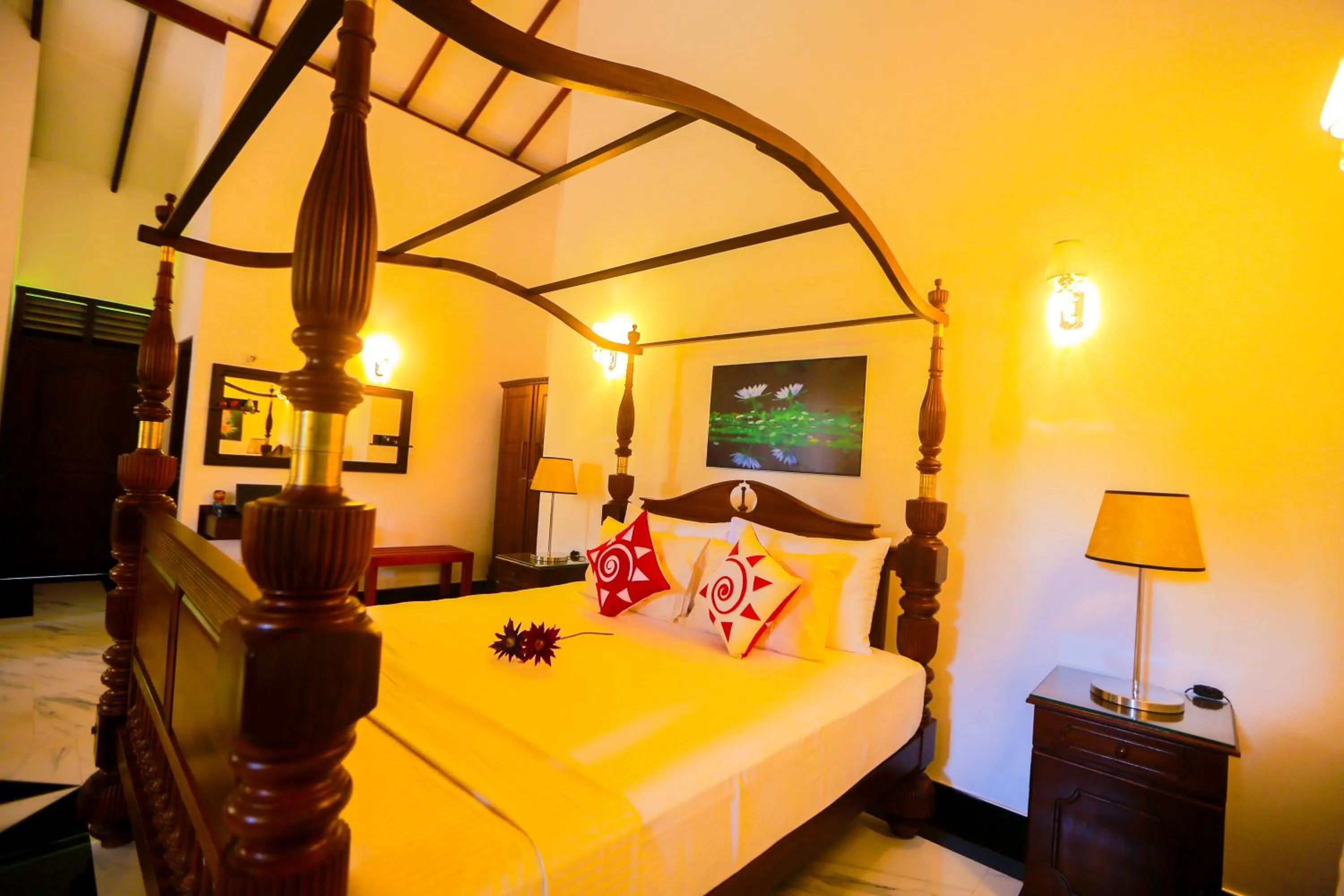 Bed in SRI LANKAN VILLA