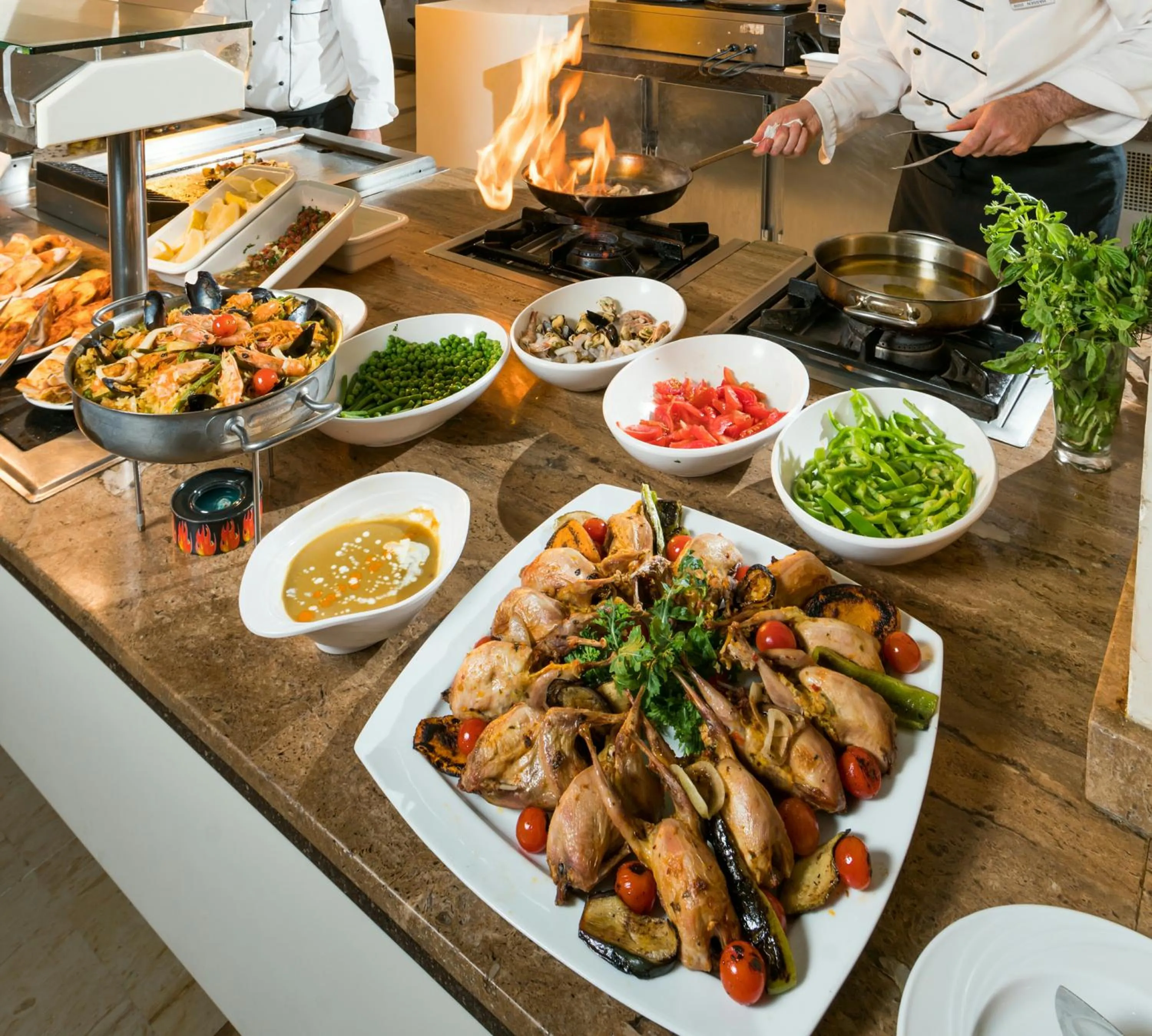 Food and drinks in Sousse Palace Hotel & Spa