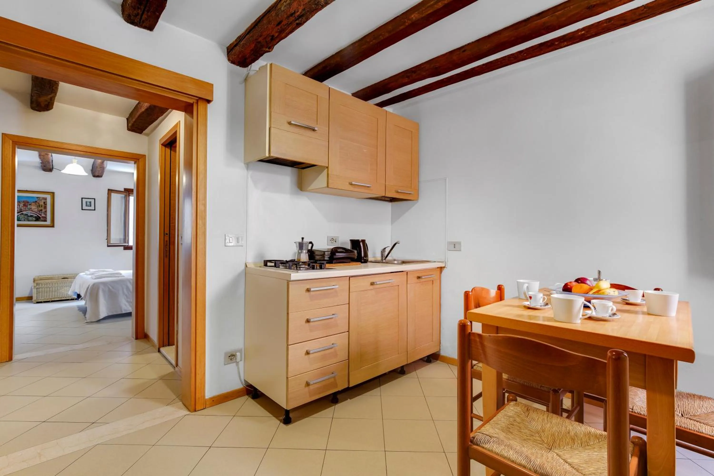 Kitchen or kitchenette in B&B Giardini