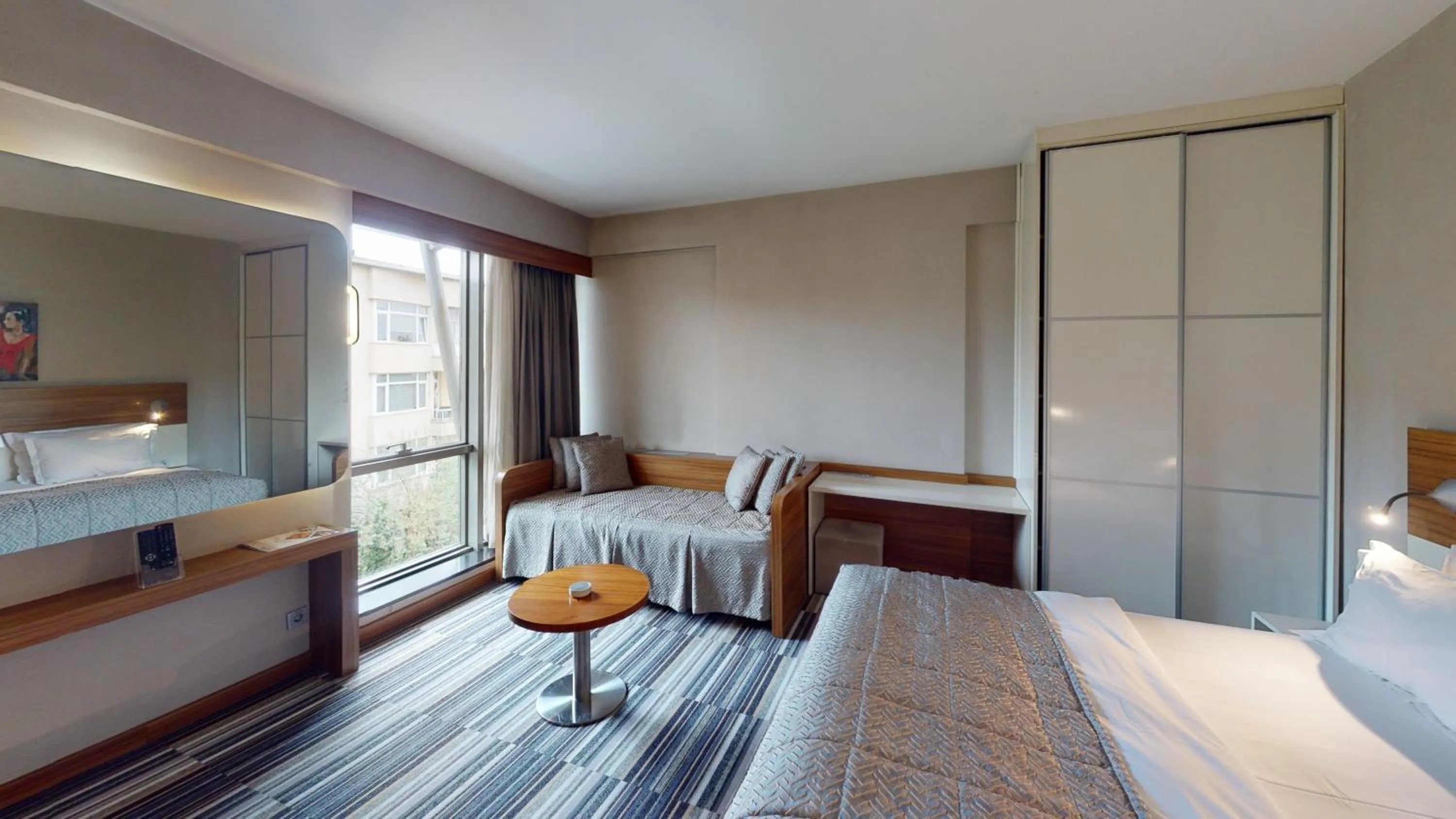 Bed in Mimi Hotel Ankara