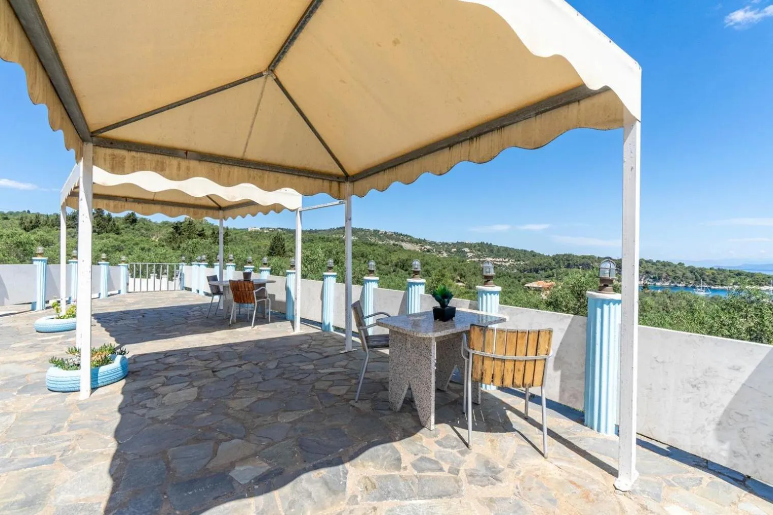 Patio in Paco's Resort Holiday Flats