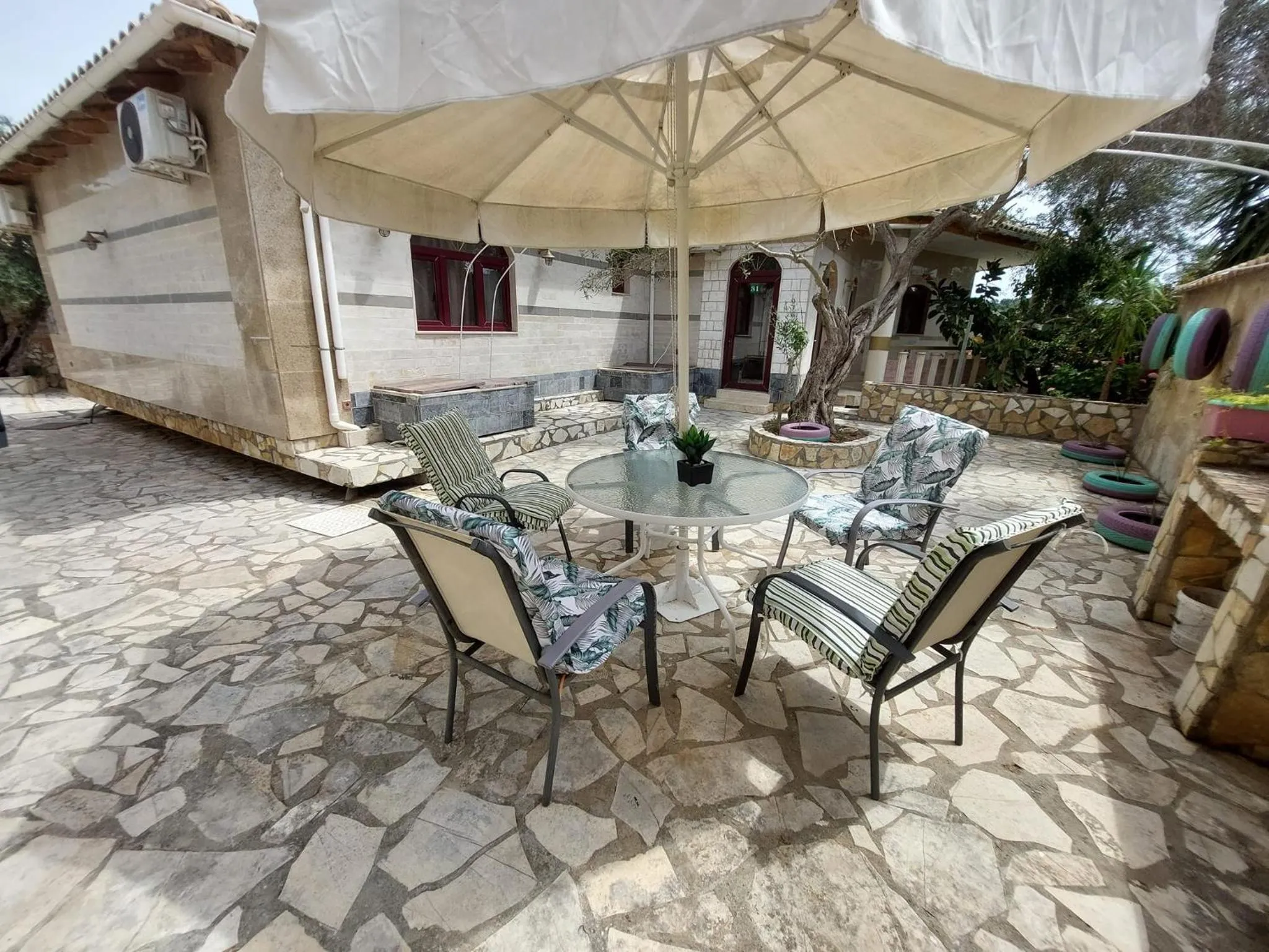 Patio in Paco's Resort Holiday Flats