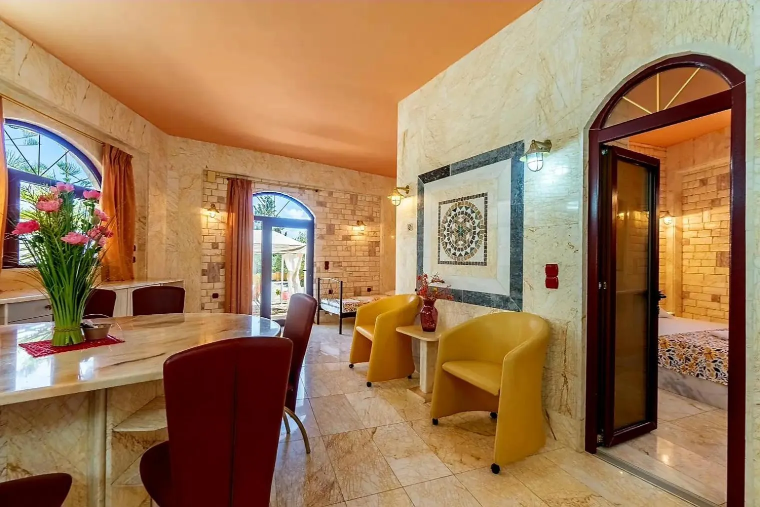 Living room in Paco's Resort Holiday Flats