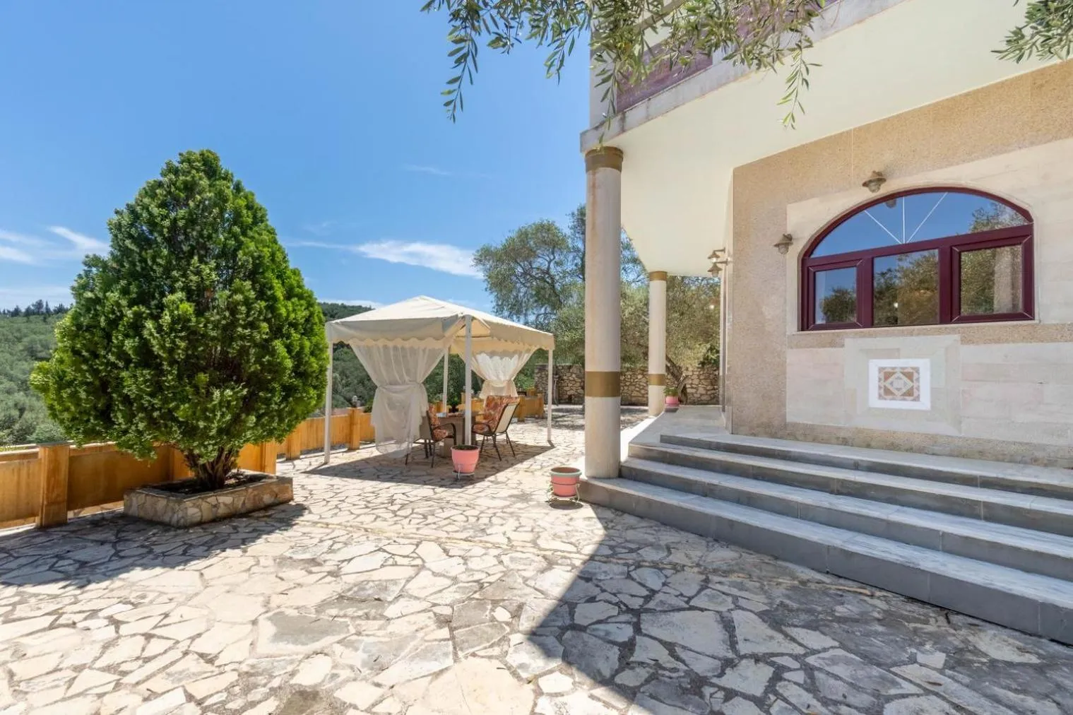 Patio in Paco's Resort Holiday Flats