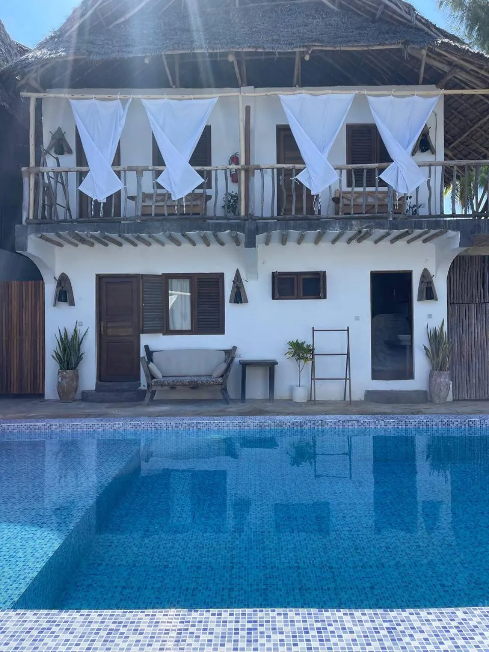 Property building in Bitcoin Beach Hotel Zanzibar