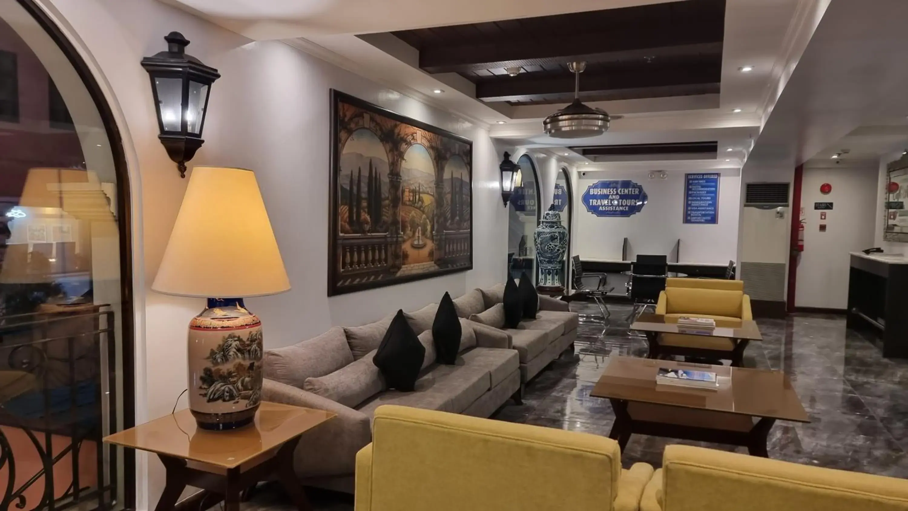 Lobby or reception in Royal Bellagio Hotel Lobby or reception in Royal Bellagio Hotel