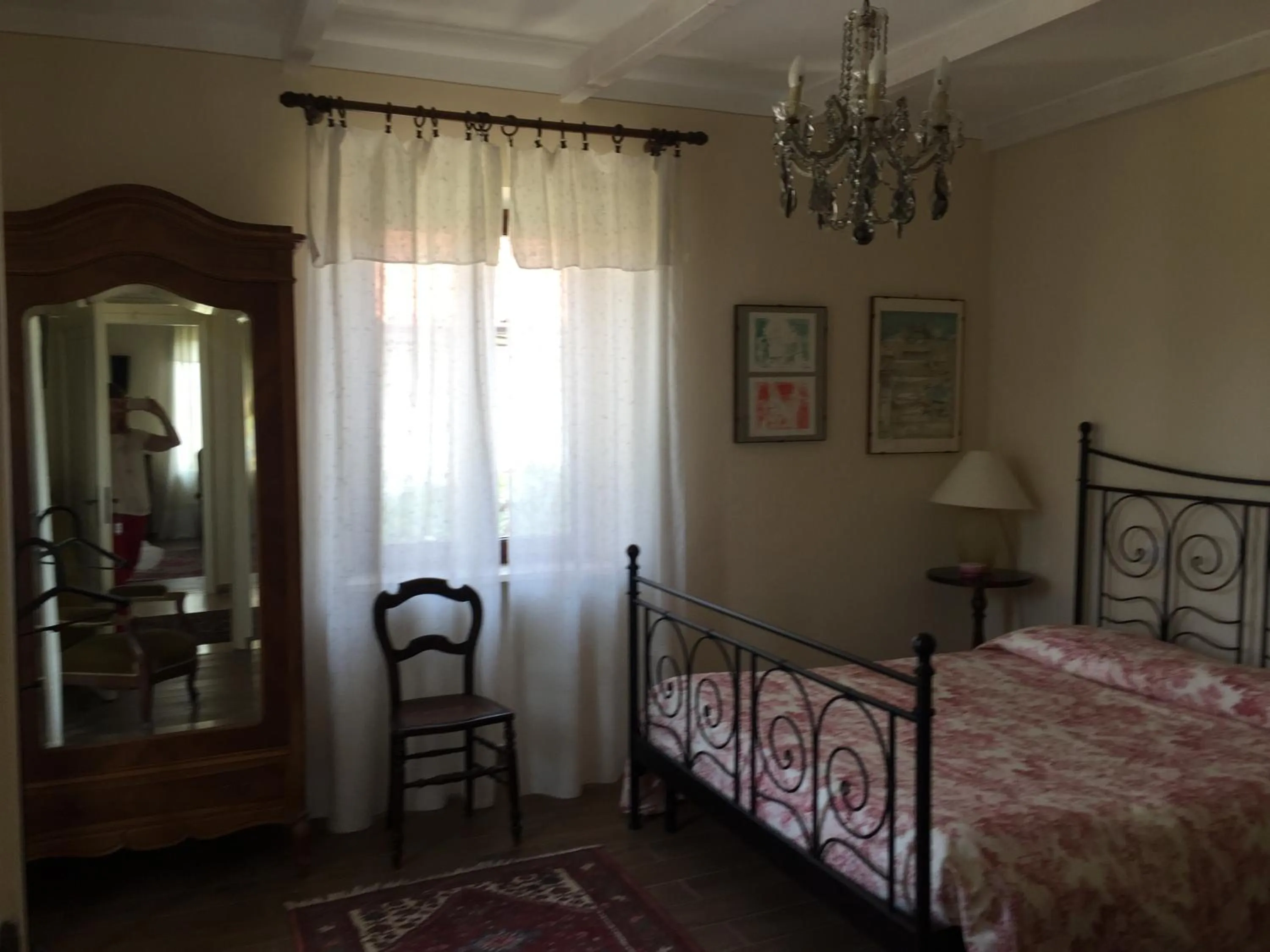 Bed in VILLA LE ROSE