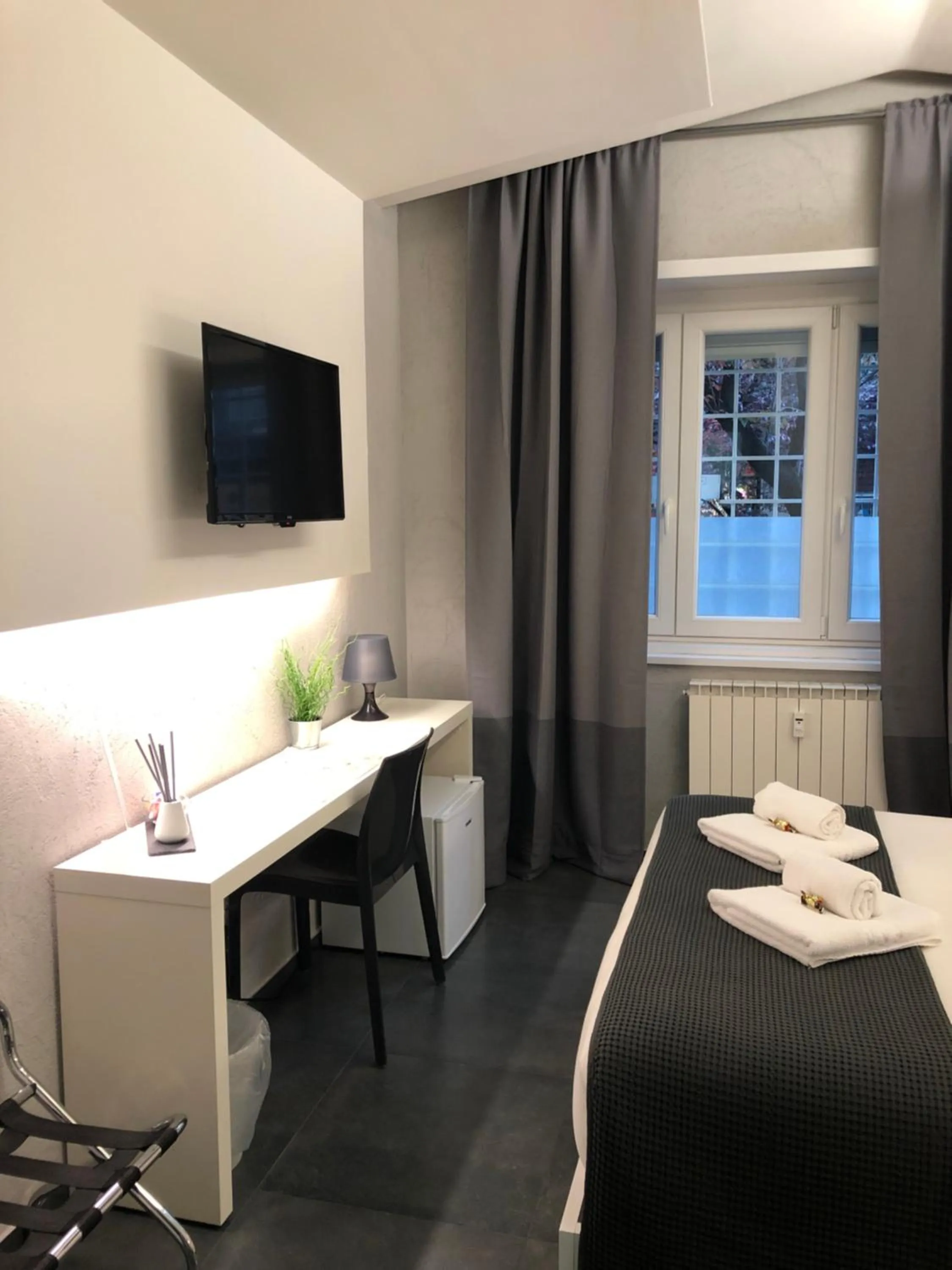 Seating area, Bed in Le Vie del Vaticano