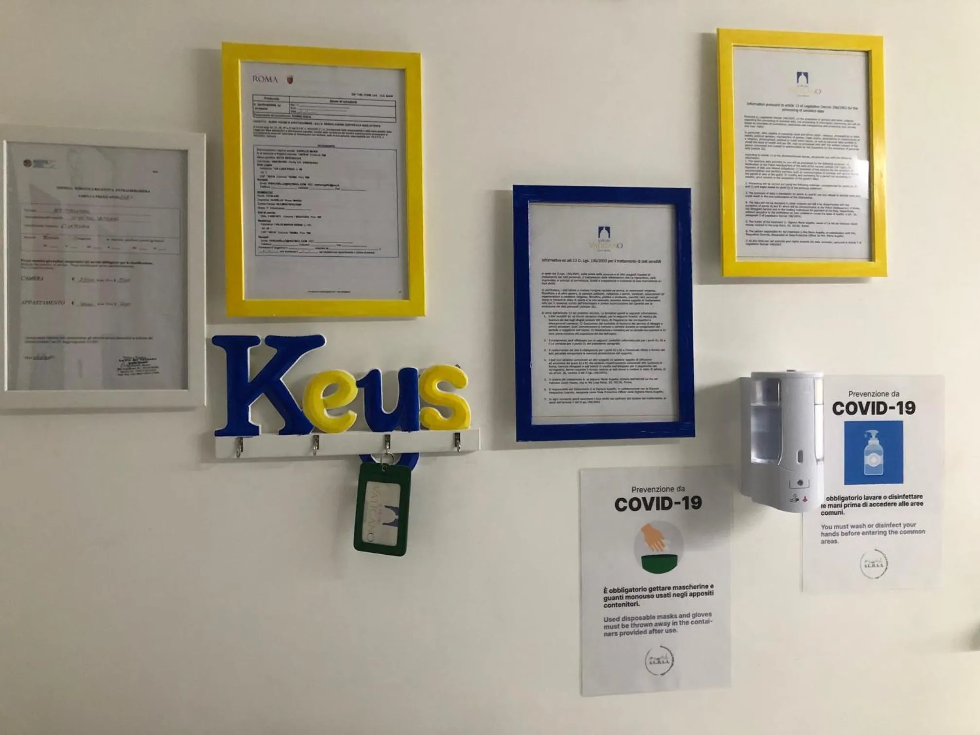 Certificate/Award in Le Vie del Vaticano