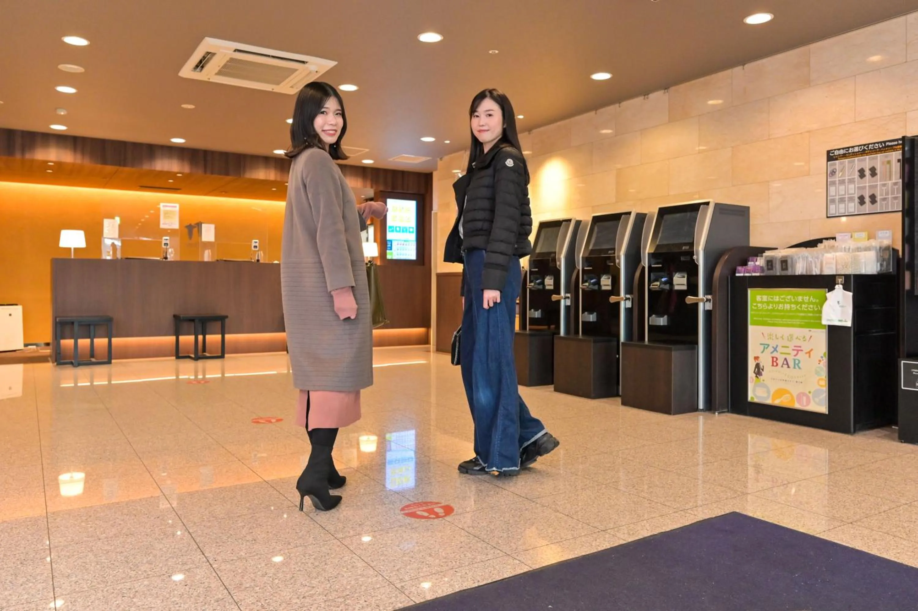 Lobby or reception in Sanco Inn Nagoya - Shinkansenguchi