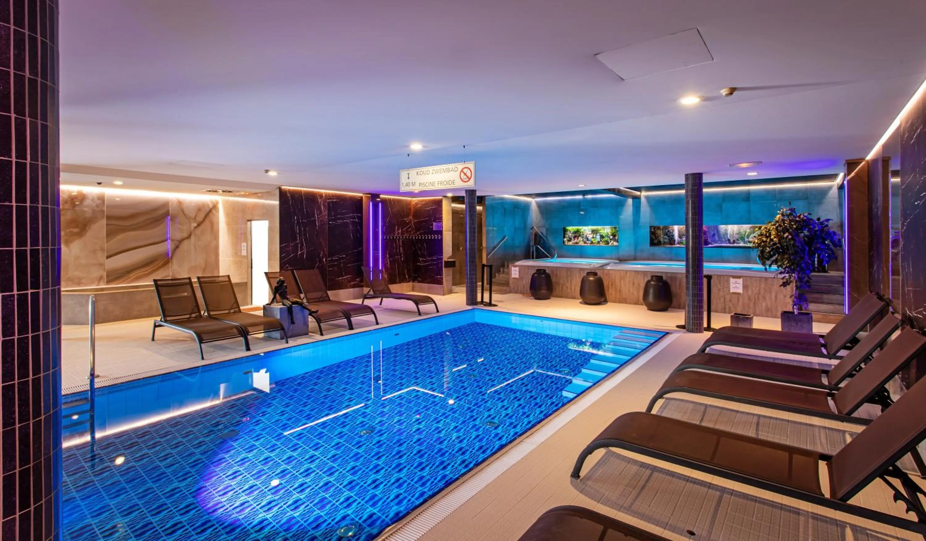 Swimming pool in Hotel Thermen Dilbeek