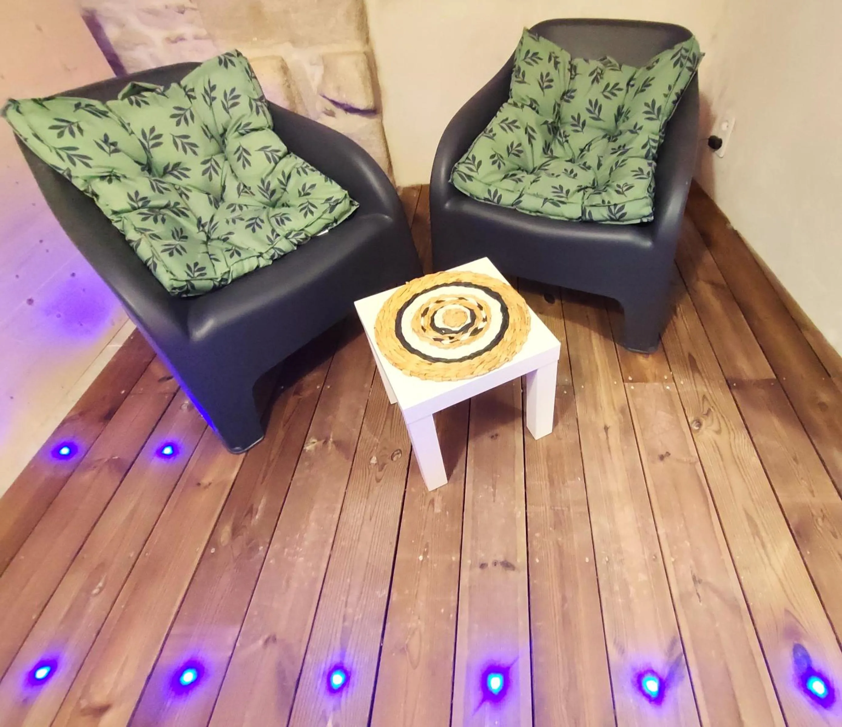 Seating area in le Travertin