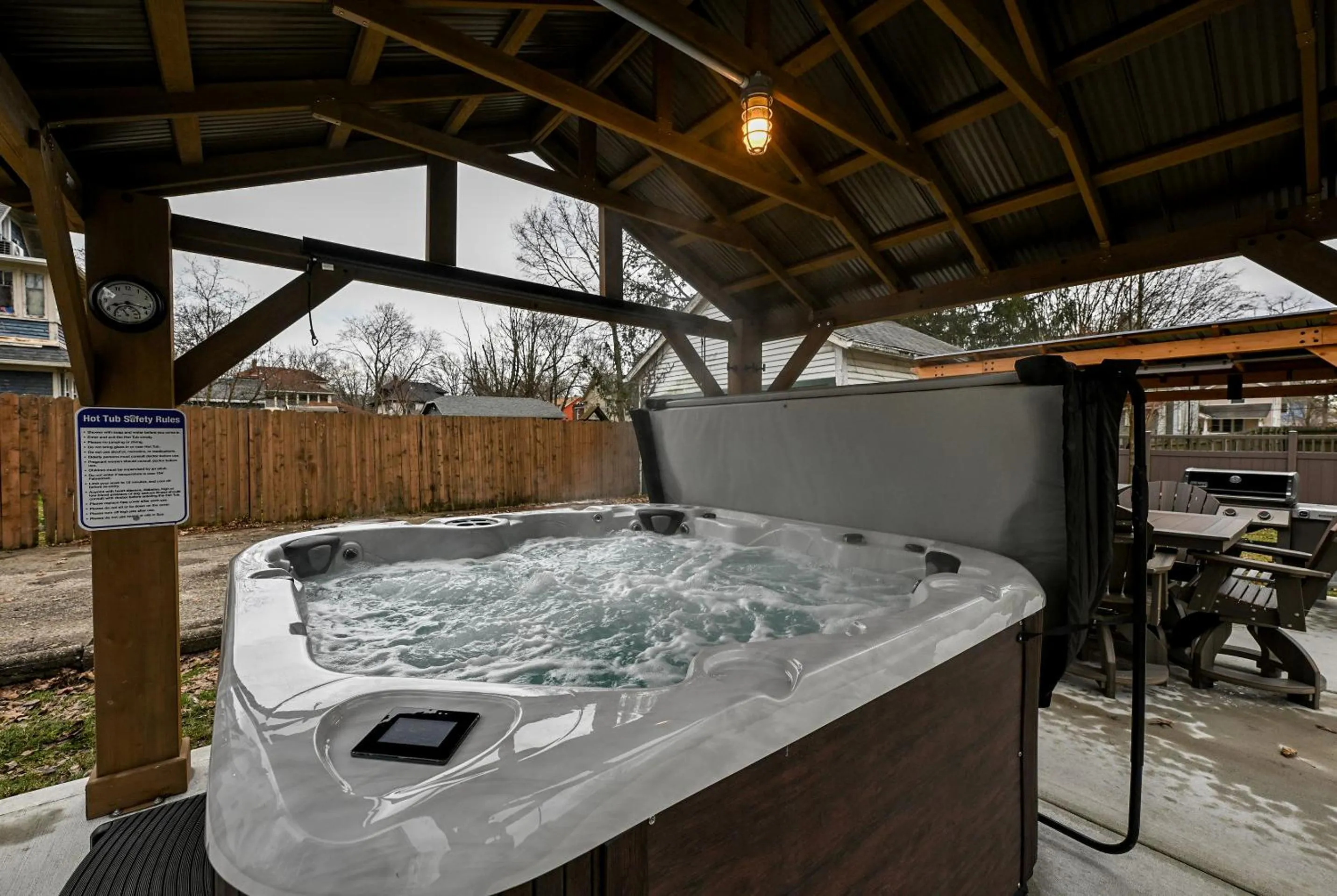 Hot Tub in Berrodin Bed & Breakfast