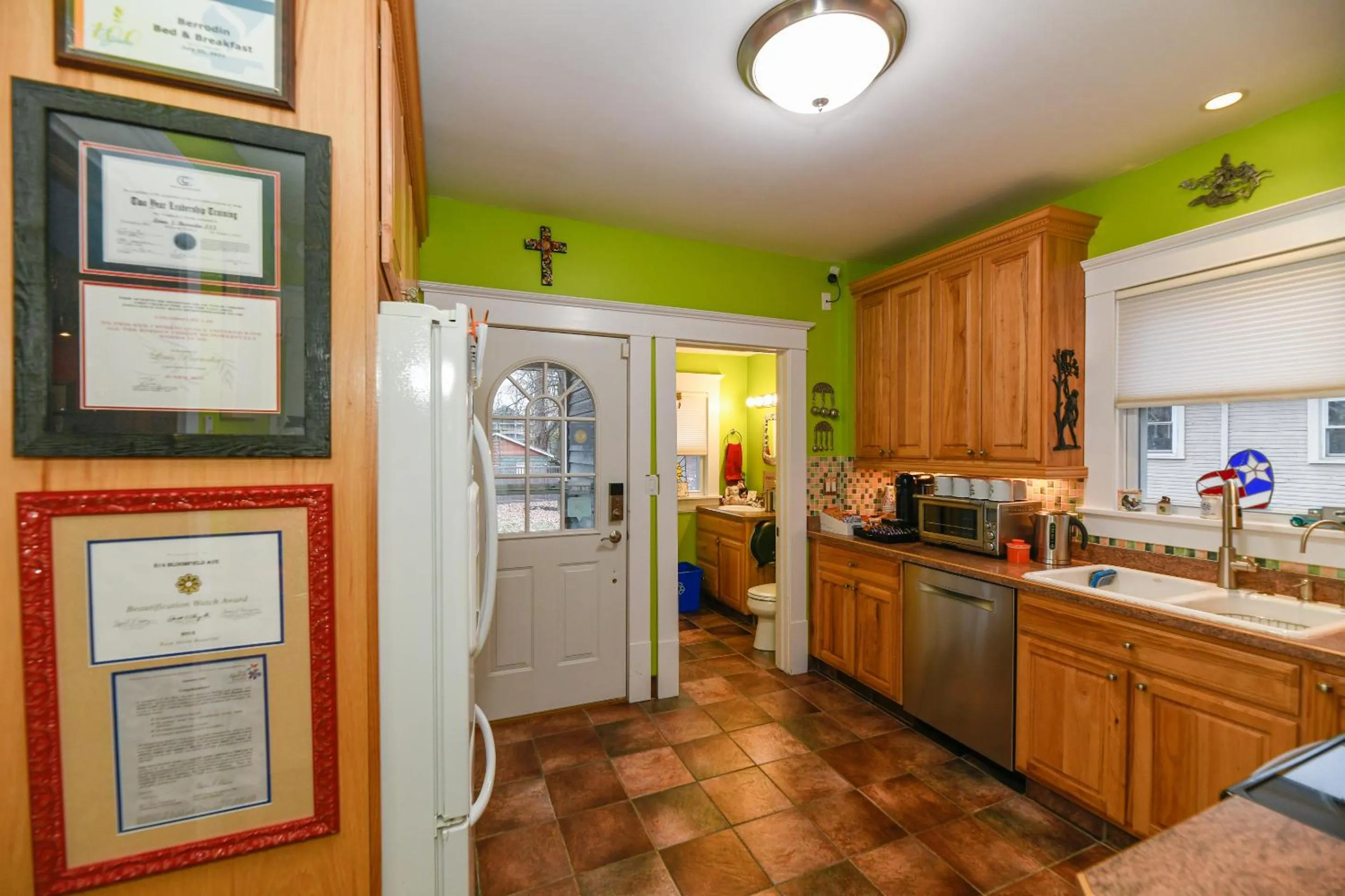 Kitchen or kitchenette in Berrodin Bed & Breakfast