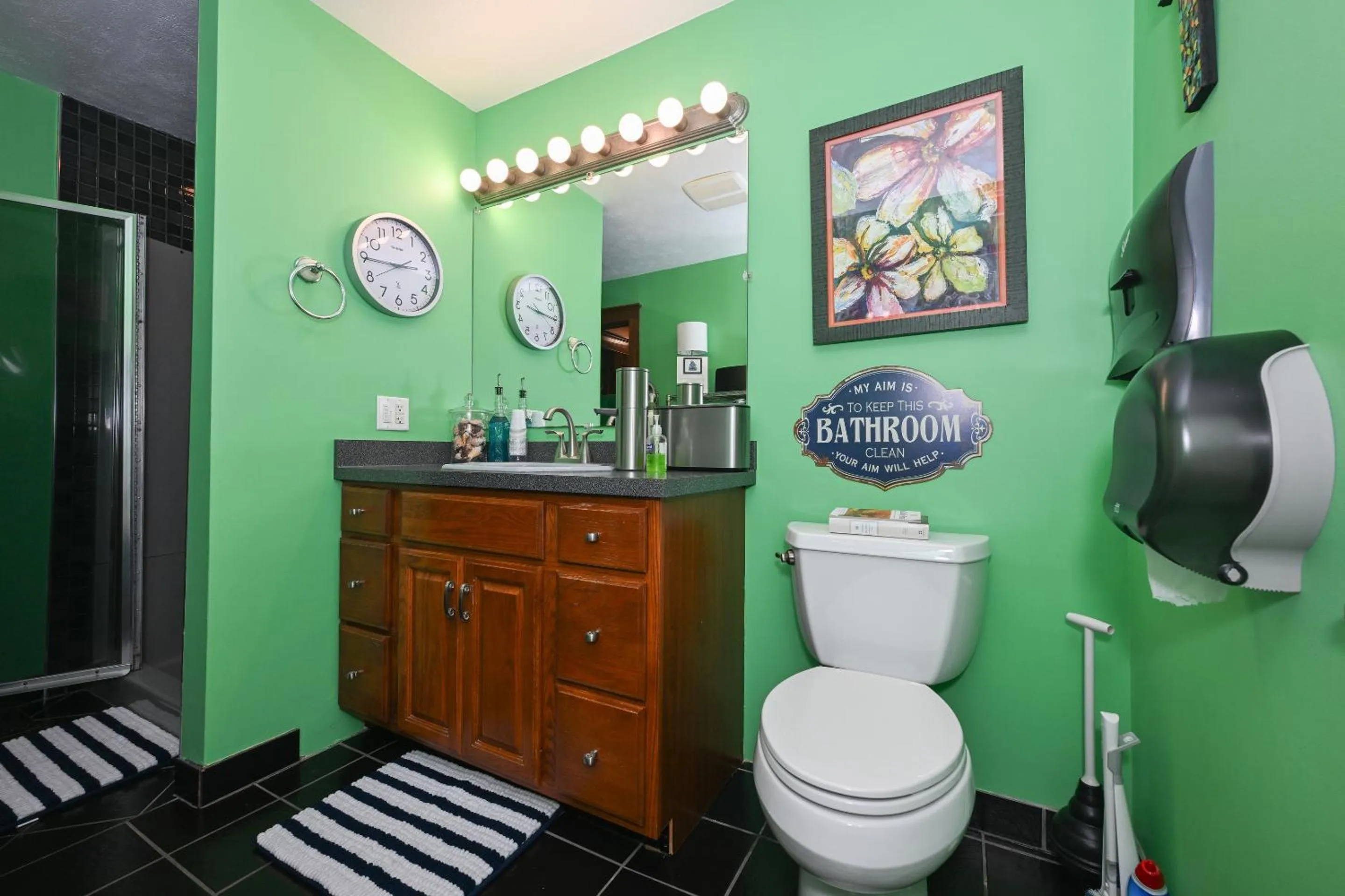 Shower in Berrodin Bed & Breakfast