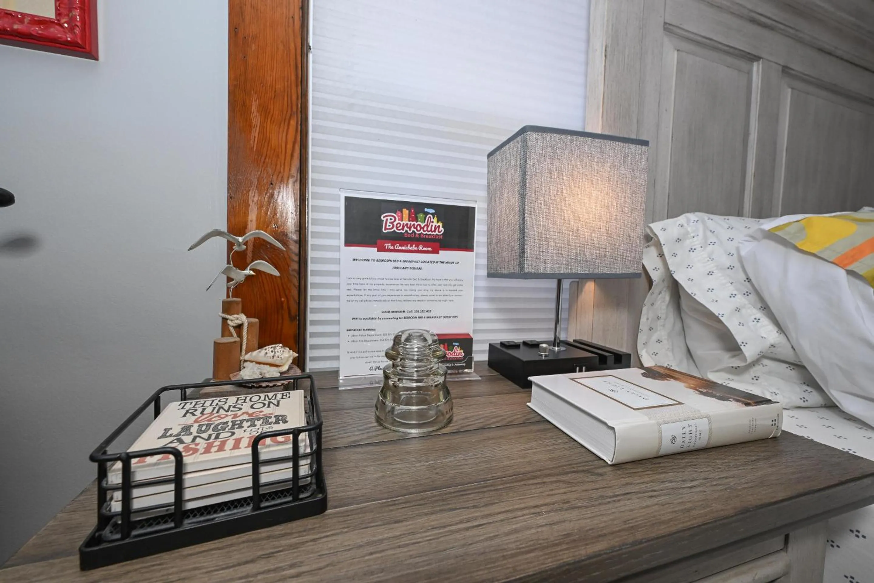 Decorative detail, Bed in Berrodin Bed & Breakfast