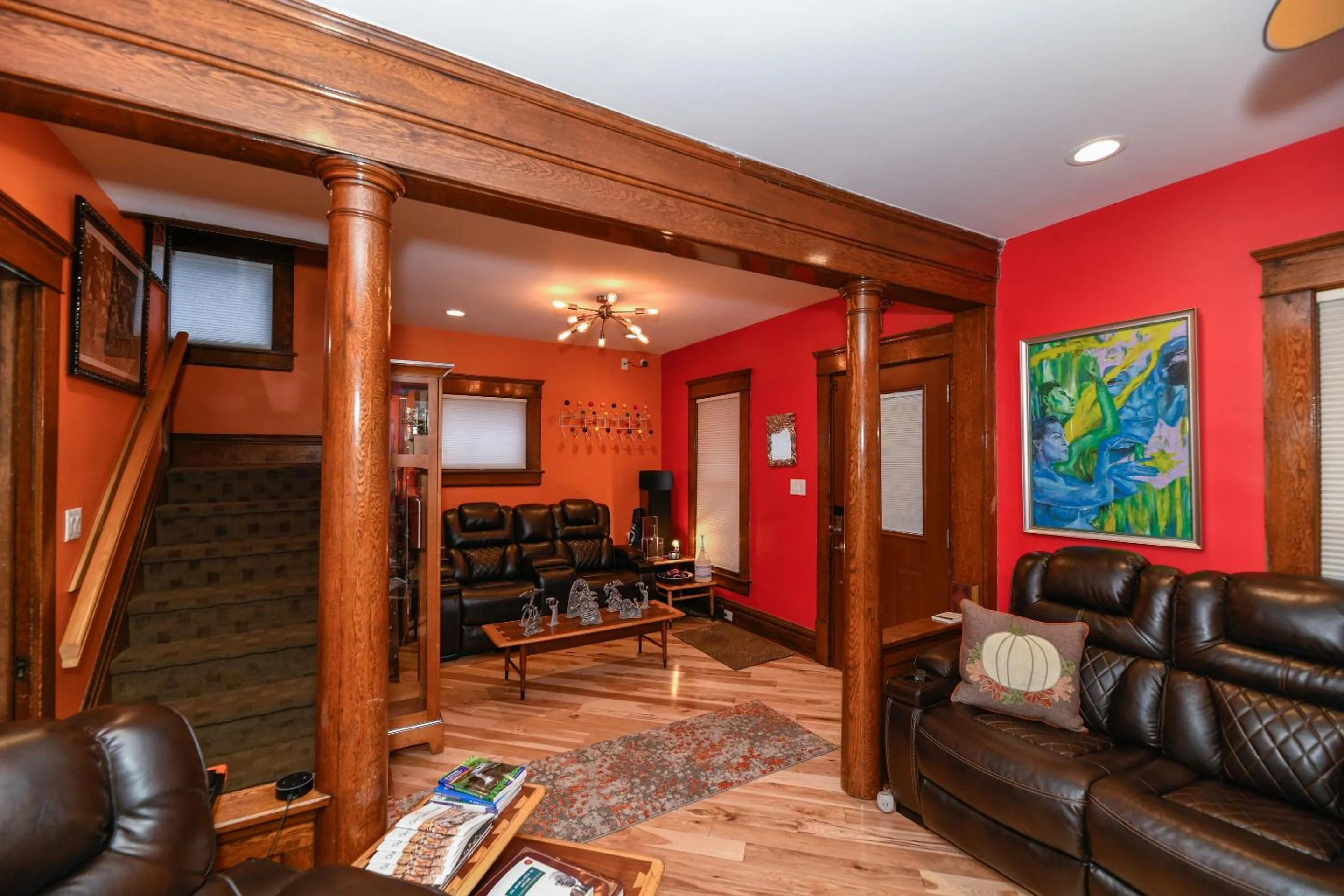 Communal lounge/ TV room in Berrodin Bed & Breakfast