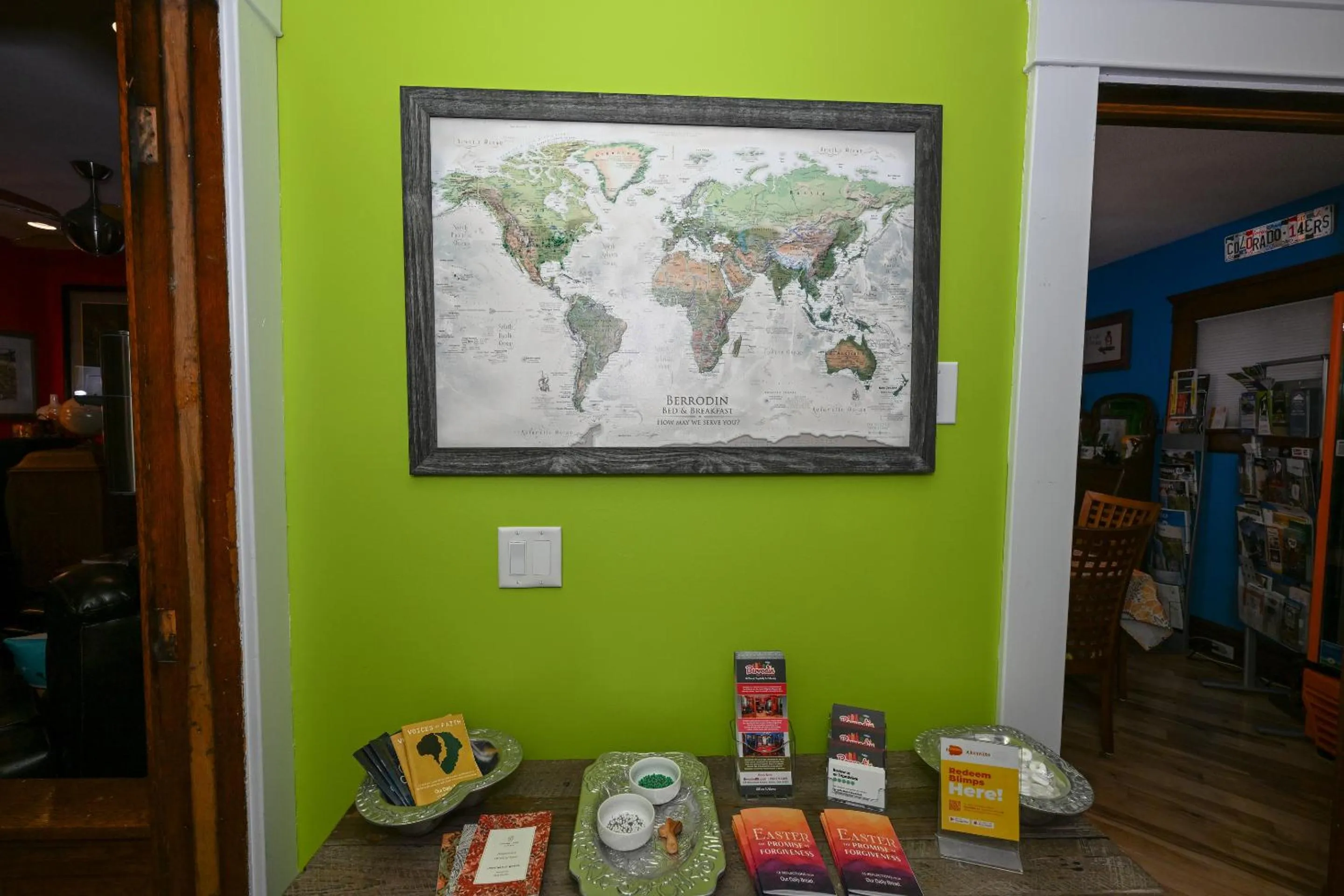 Decorative detail in Berrodin Bed & Breakfast