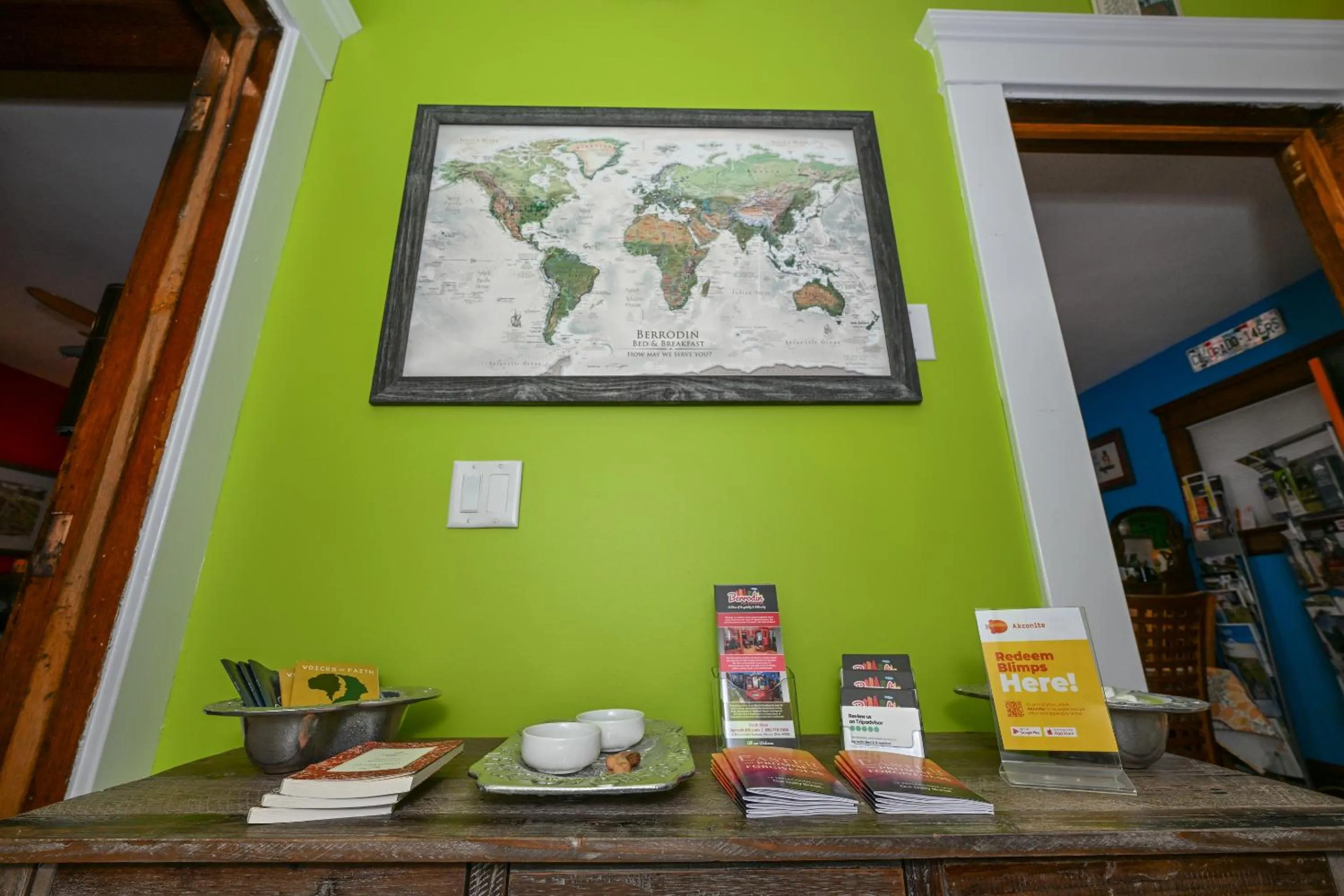 Decorative detail in Berrodin Bed & Breakfast