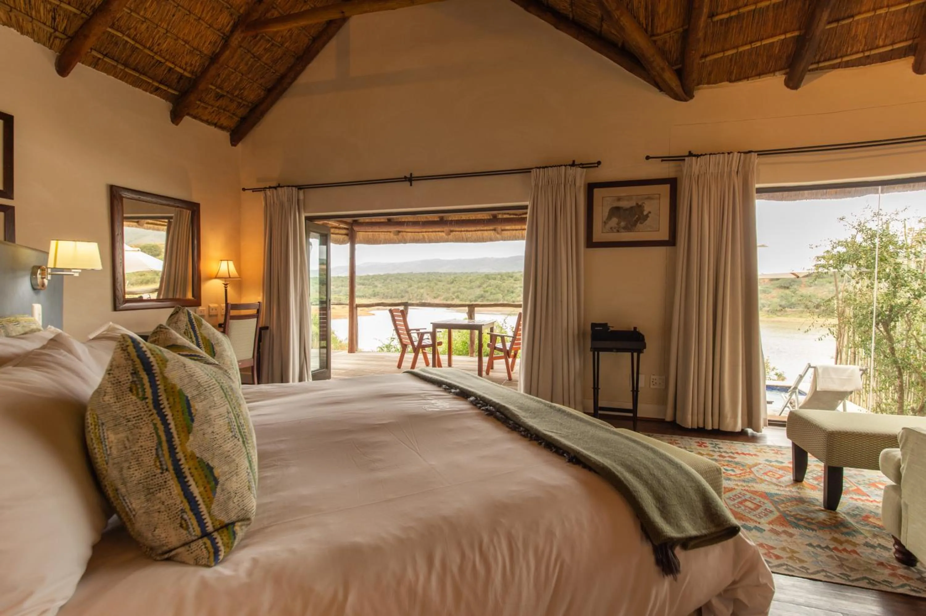 Bed in Pumba Private Game Reserve