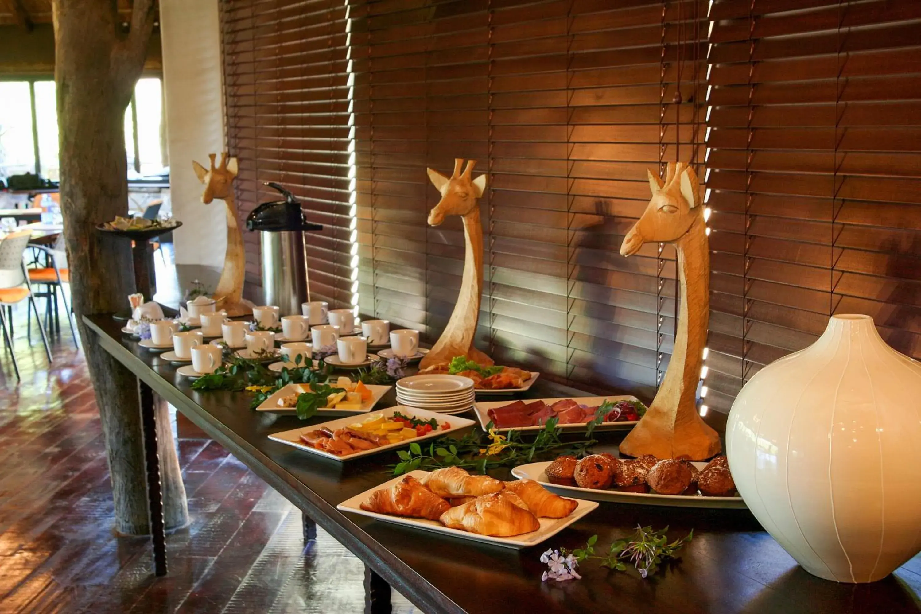 Continental breakfast in Pumba Private Game Reserve Continental breakfast in Pumba Private Game Reserve