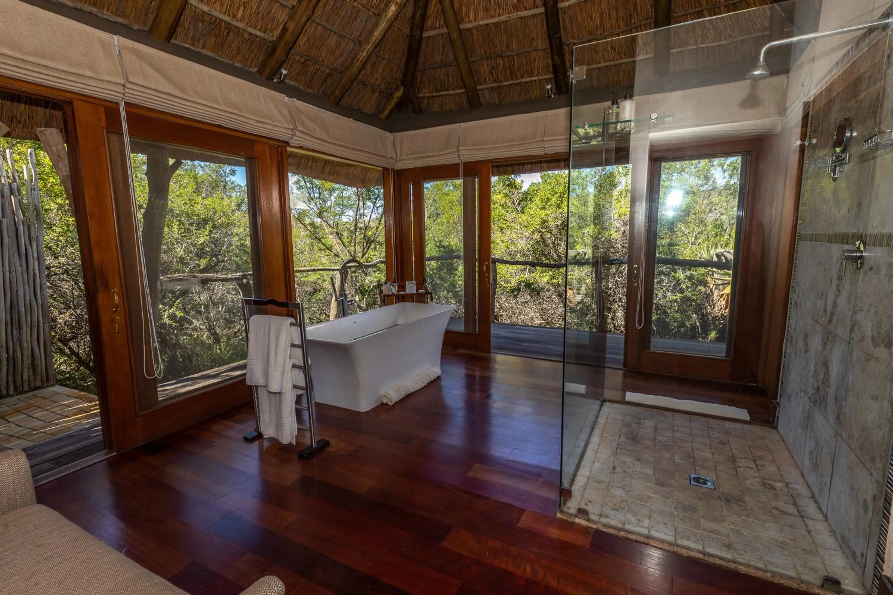 Shower in Pumba Private Game Reserve