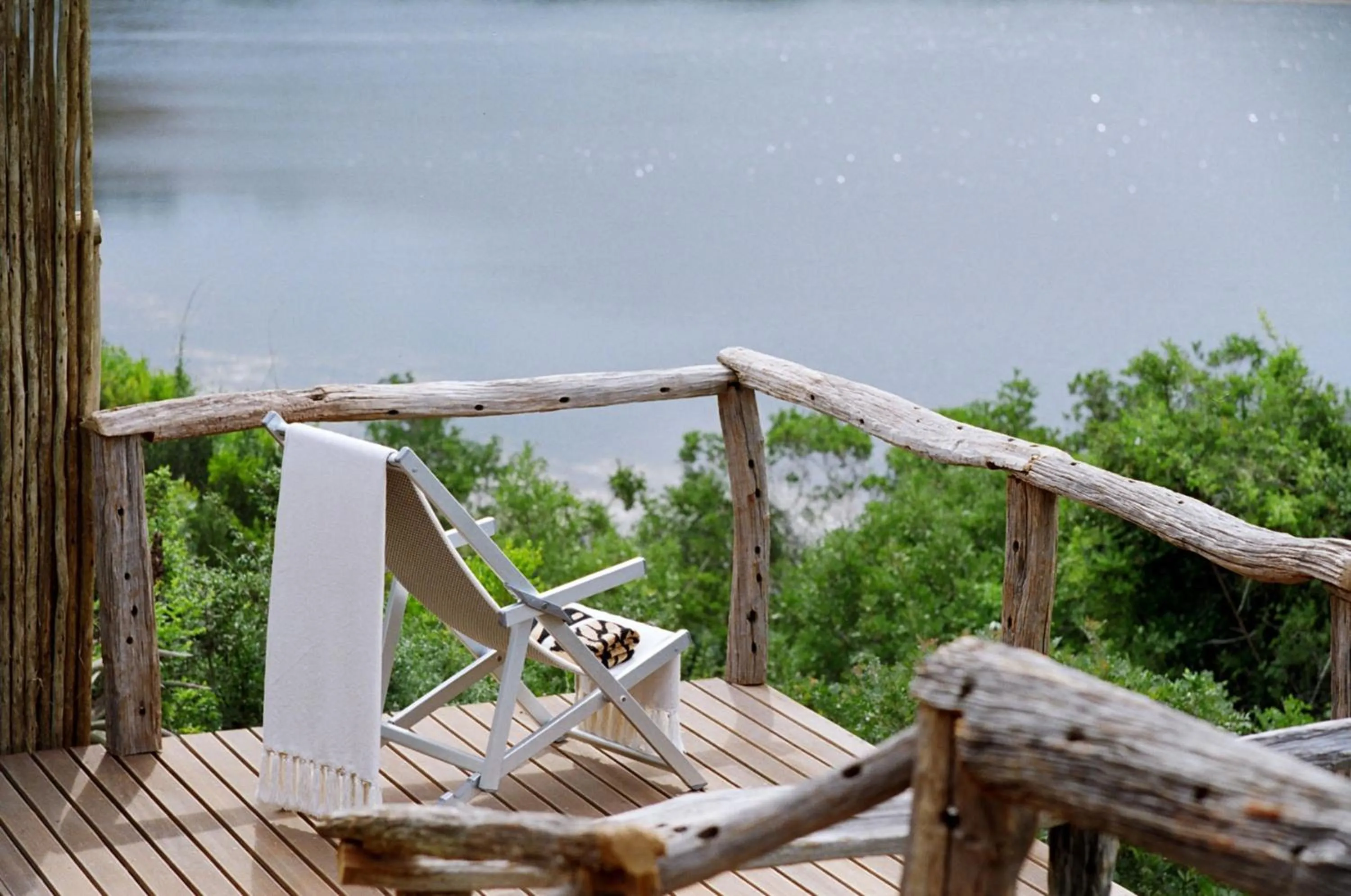 Balcony/Terrace in Pumba Private Game Reserve