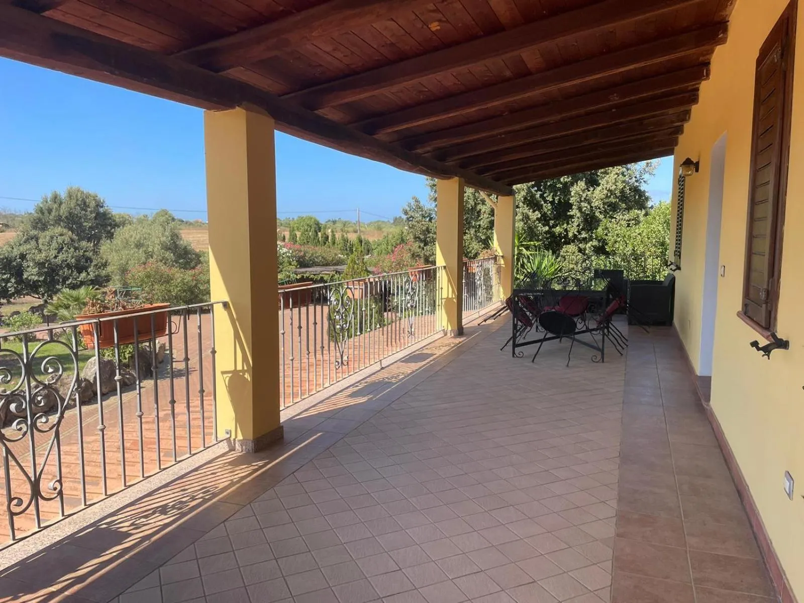 Garden view in Villa Sorrentina