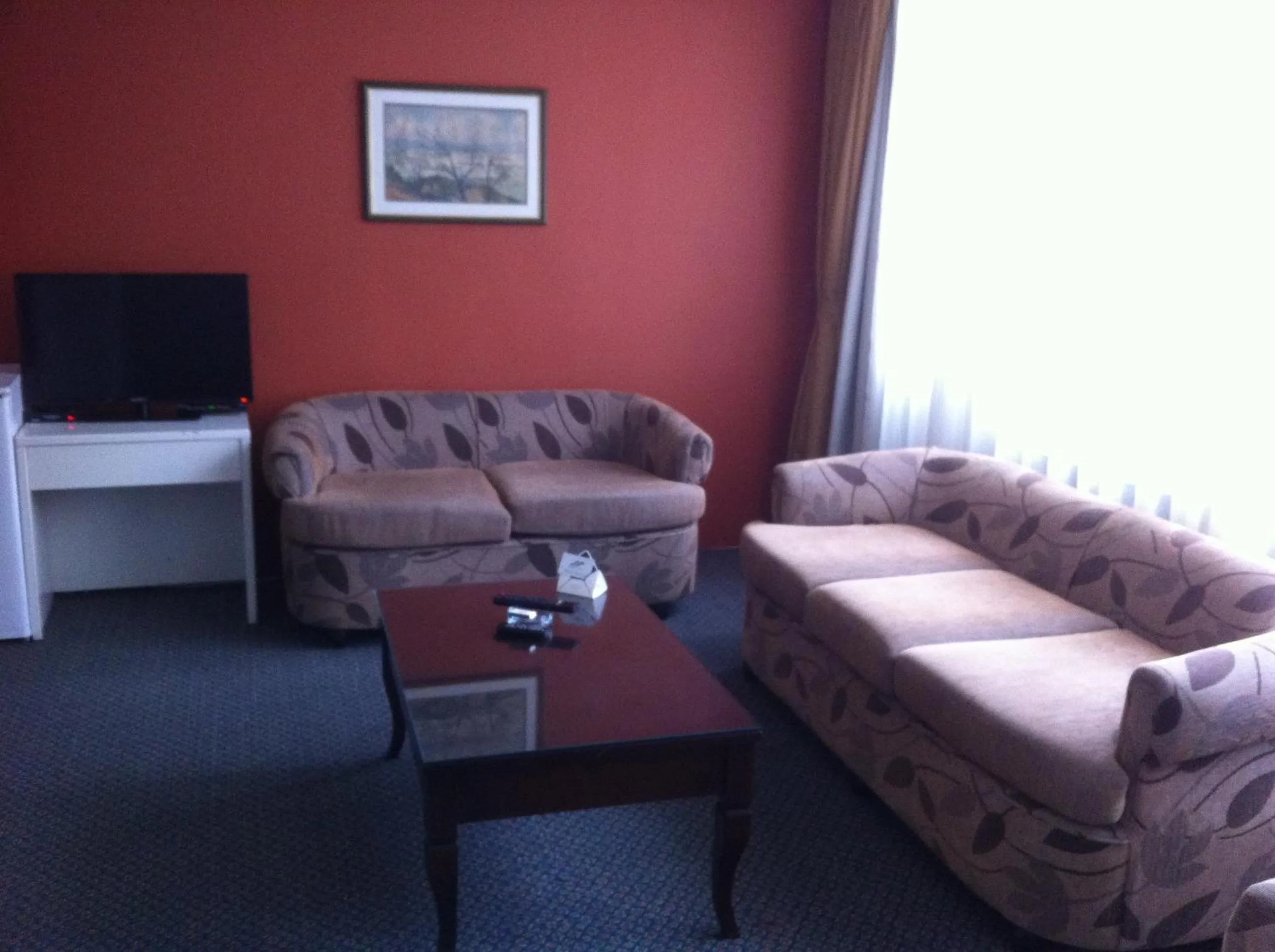 Communal lounge/ TV room in First Apart Hotel