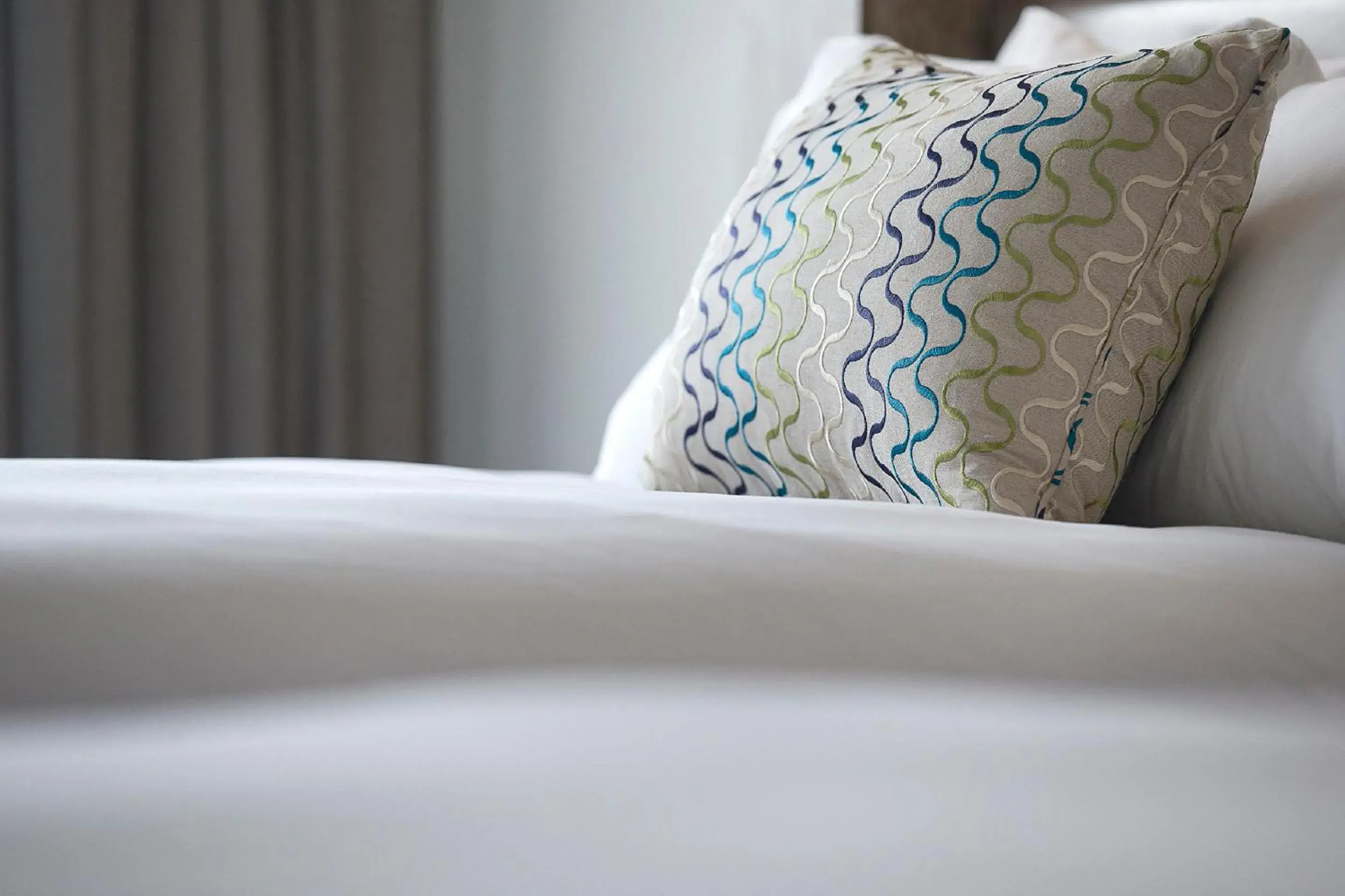 Decorative detail, Bed in The Star Grand at The Star Gold Coast Decorative detail, Bed in The Star Grand at The Star Gold Coast