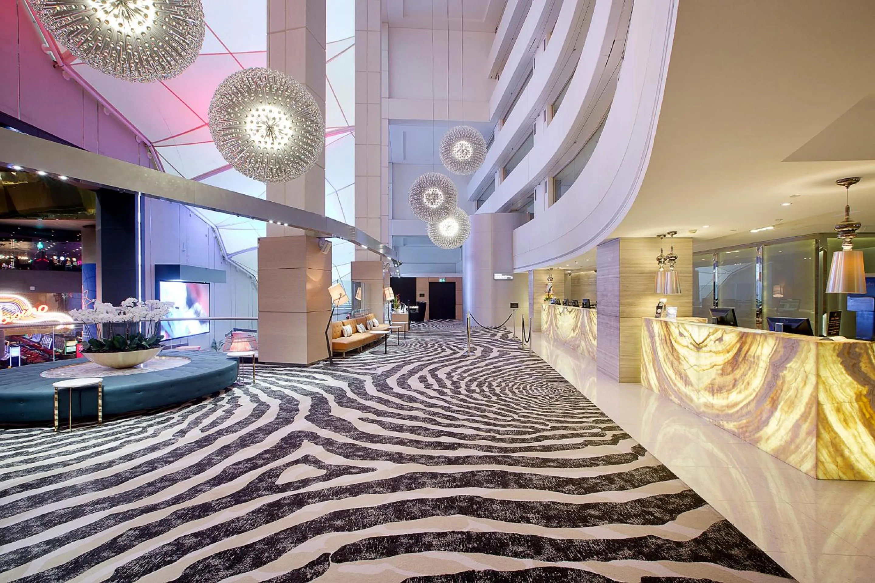 Lobby or reception in The Star Grand at The Star Gold Coast