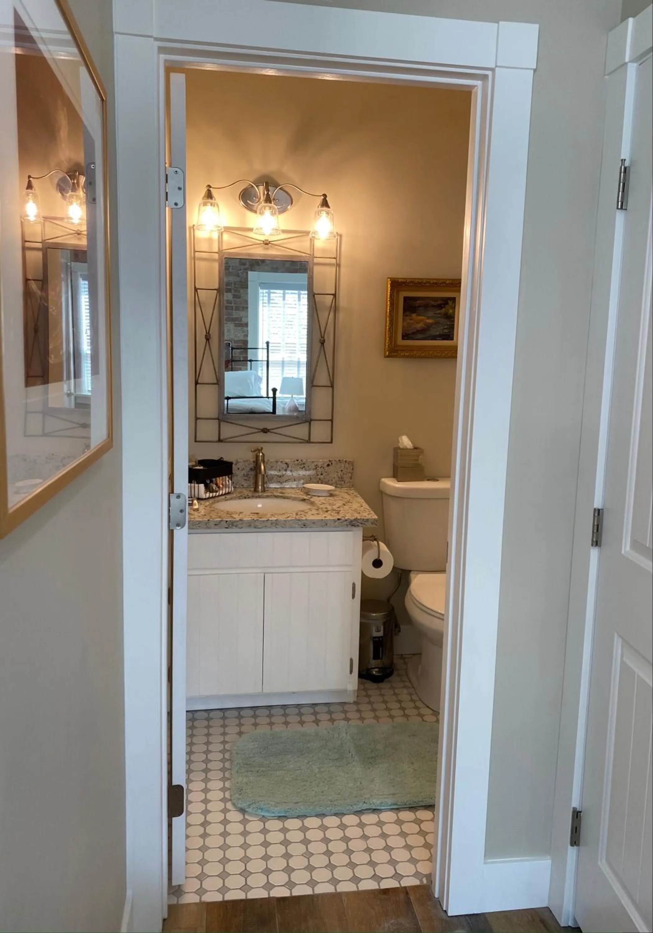 Bathroom in Bisbee Brownstone Suites
