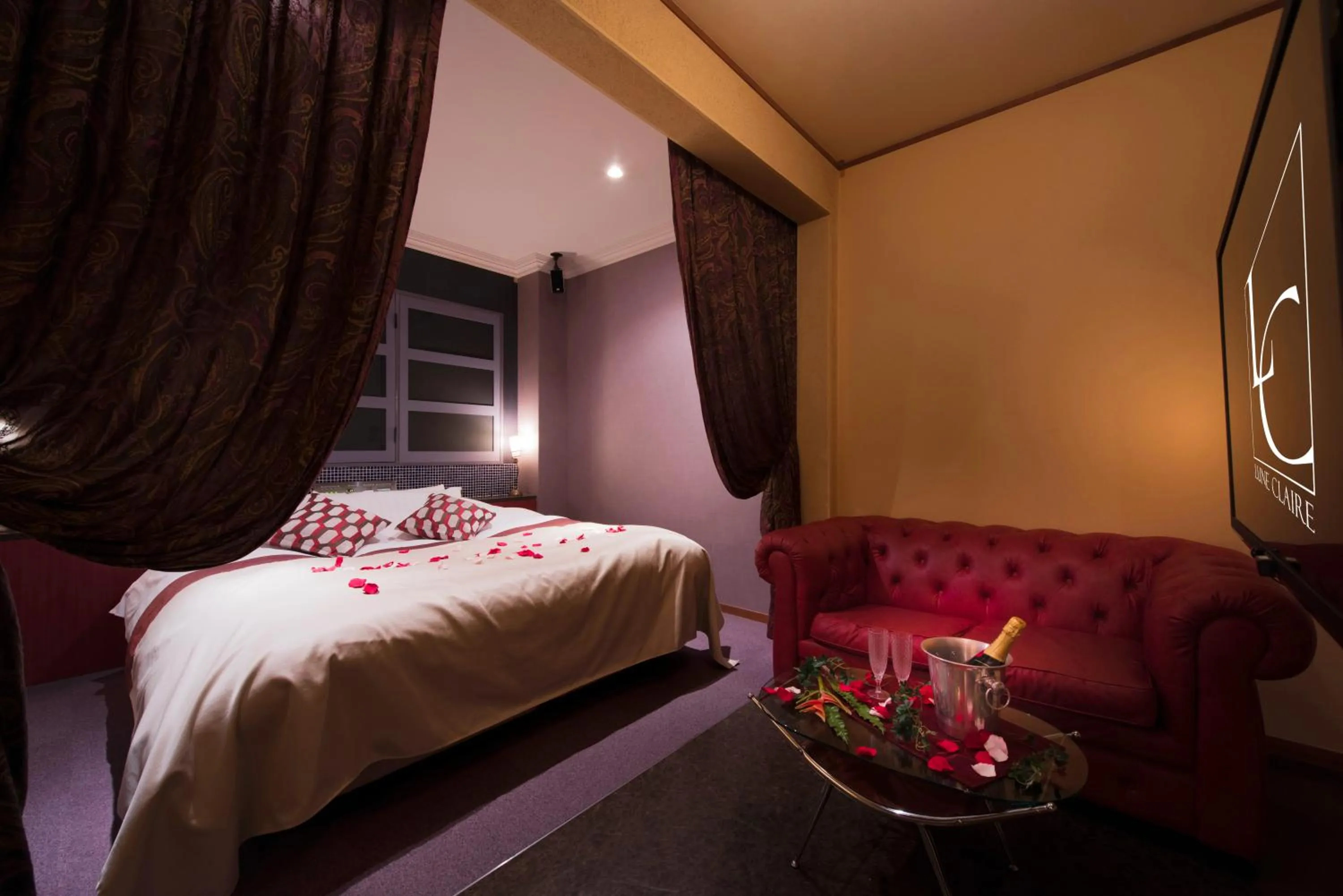 Bed in Hotel LUNE CLAIRE (Adult Only)