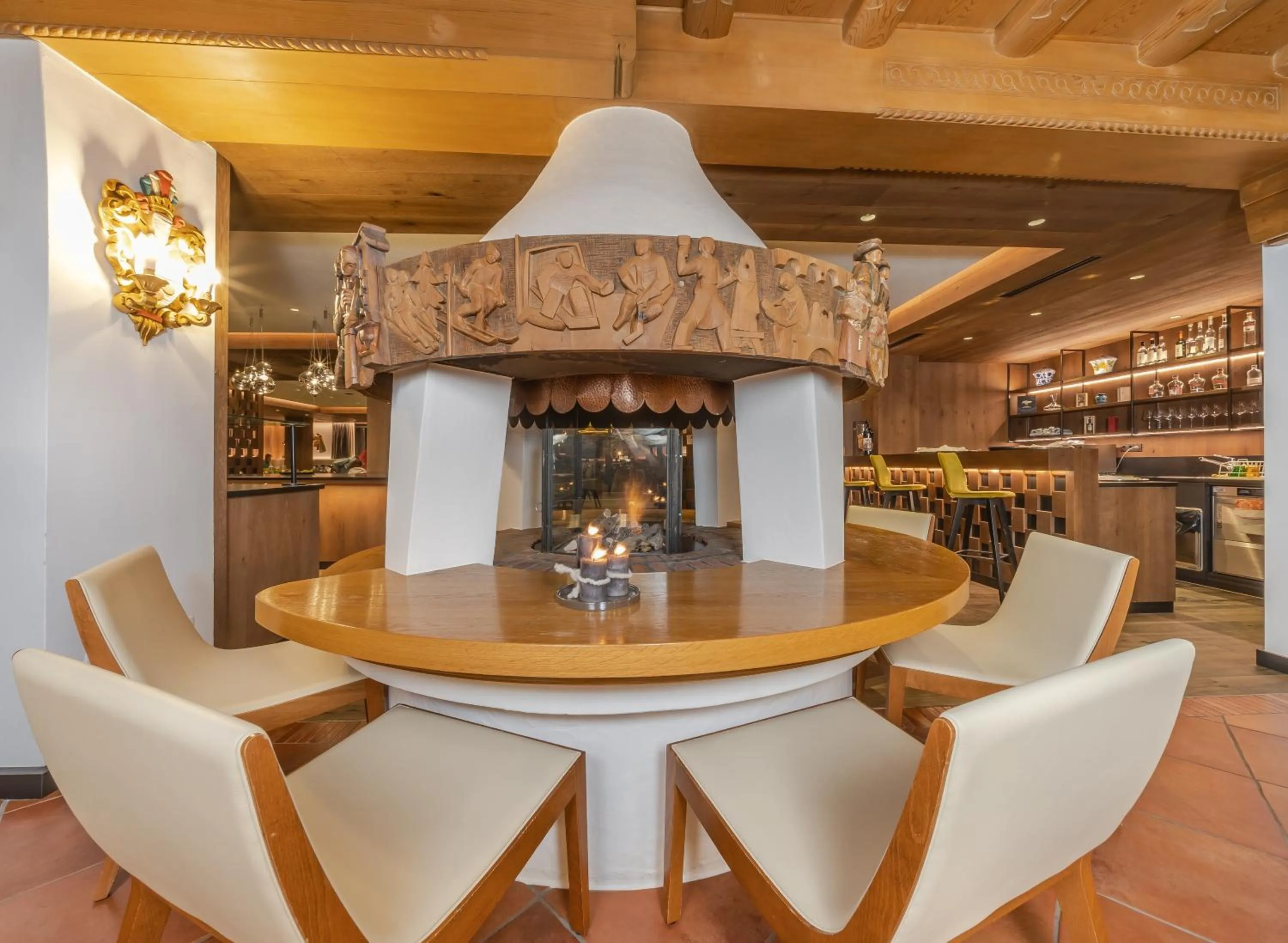 Seating area in Hotel Hell