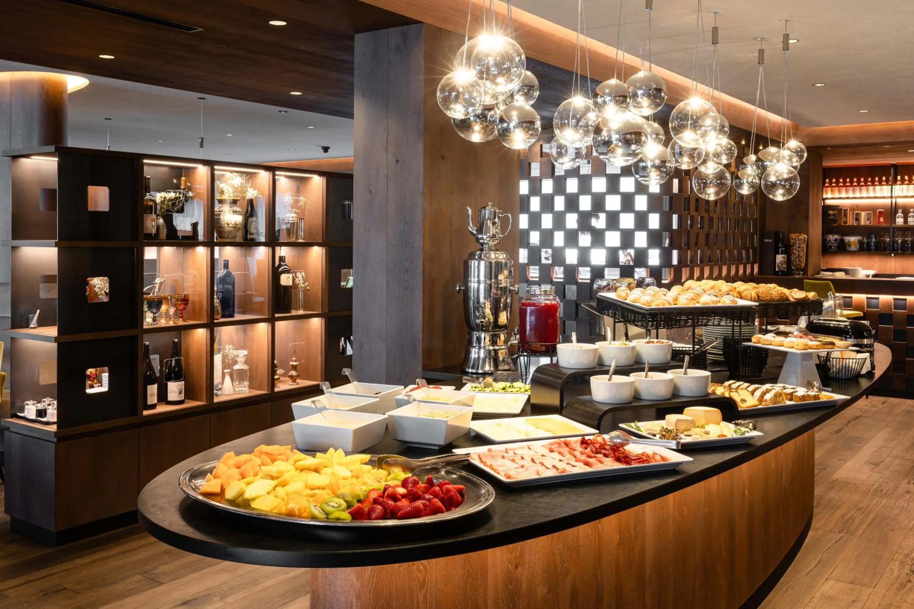 Buffet breakfast in Hotel Hell