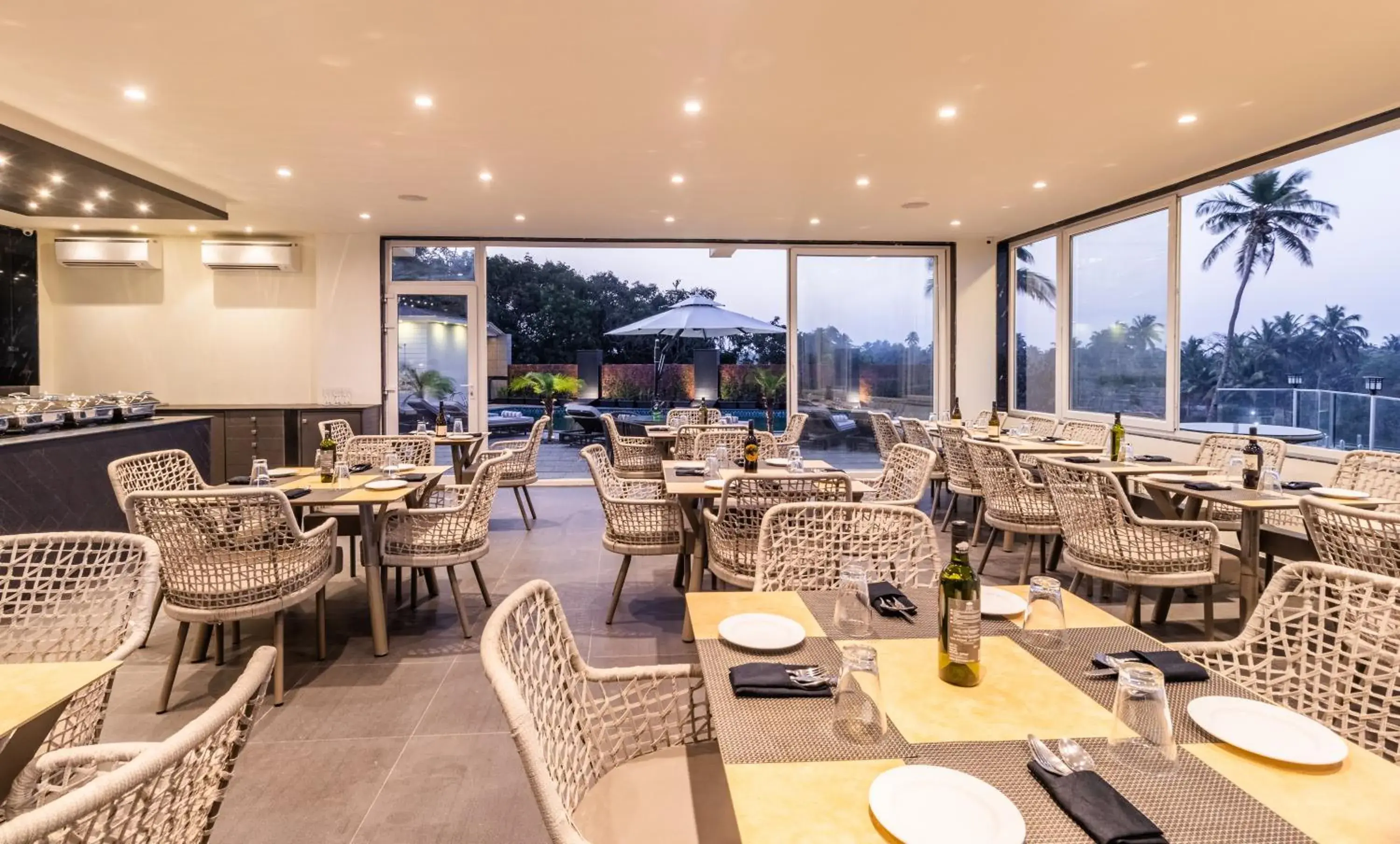 Restaurant/places to eat in The Acacia Morjim Restaurant/places to eat in The Acacia Morjim