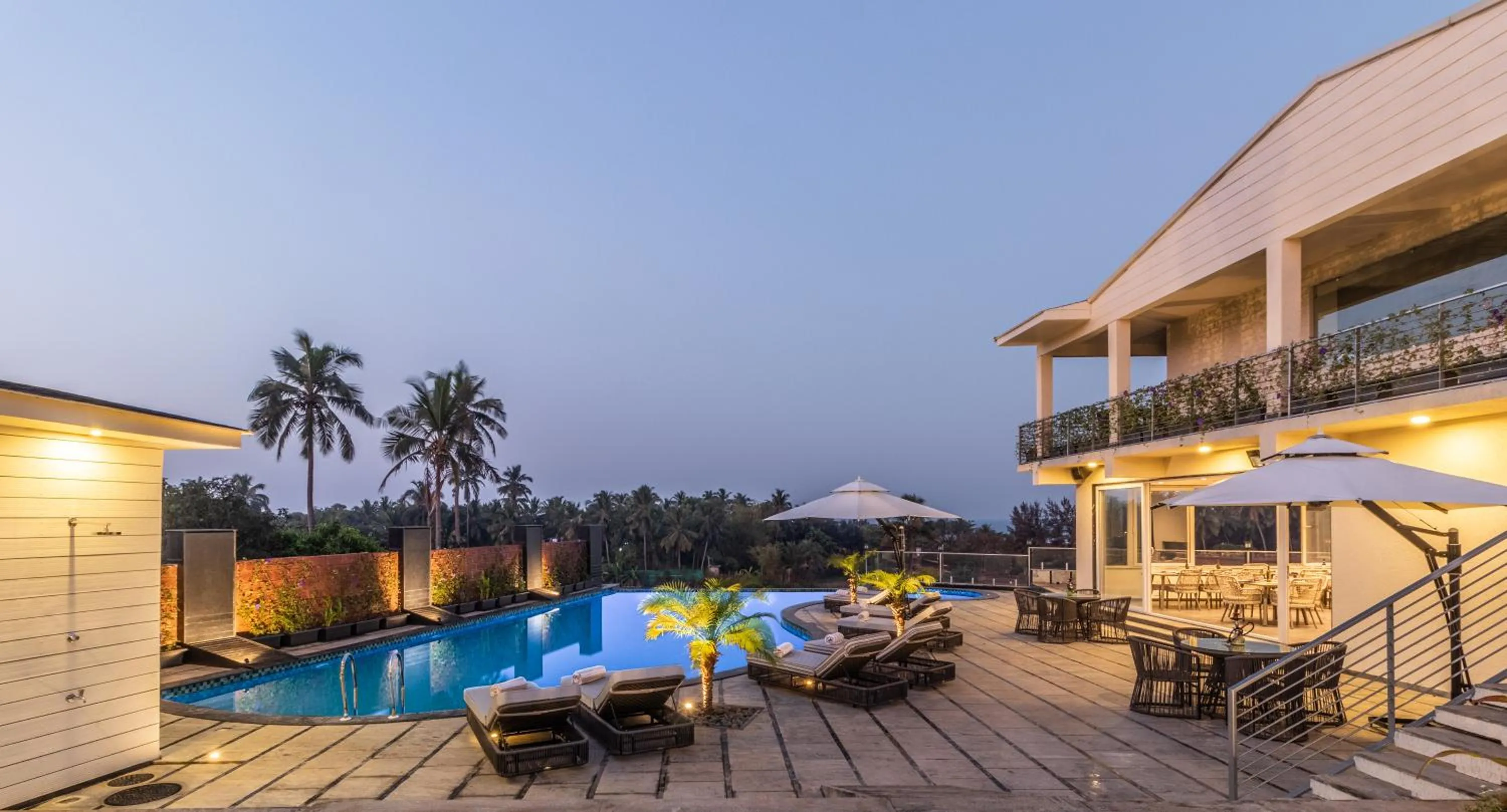 Patio in The Acacia Morjim