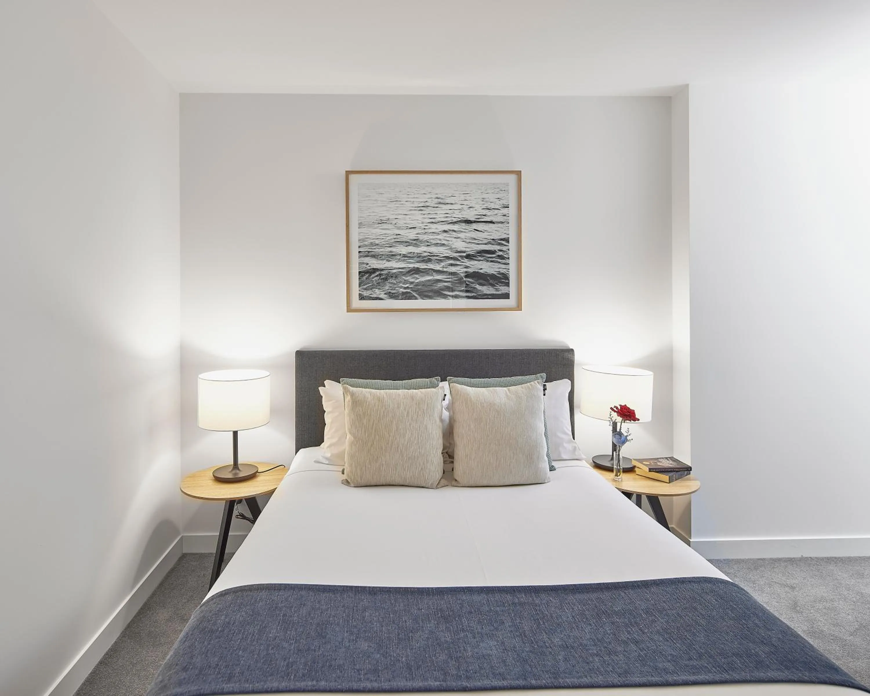 Bed in Shadow Play by Peppers