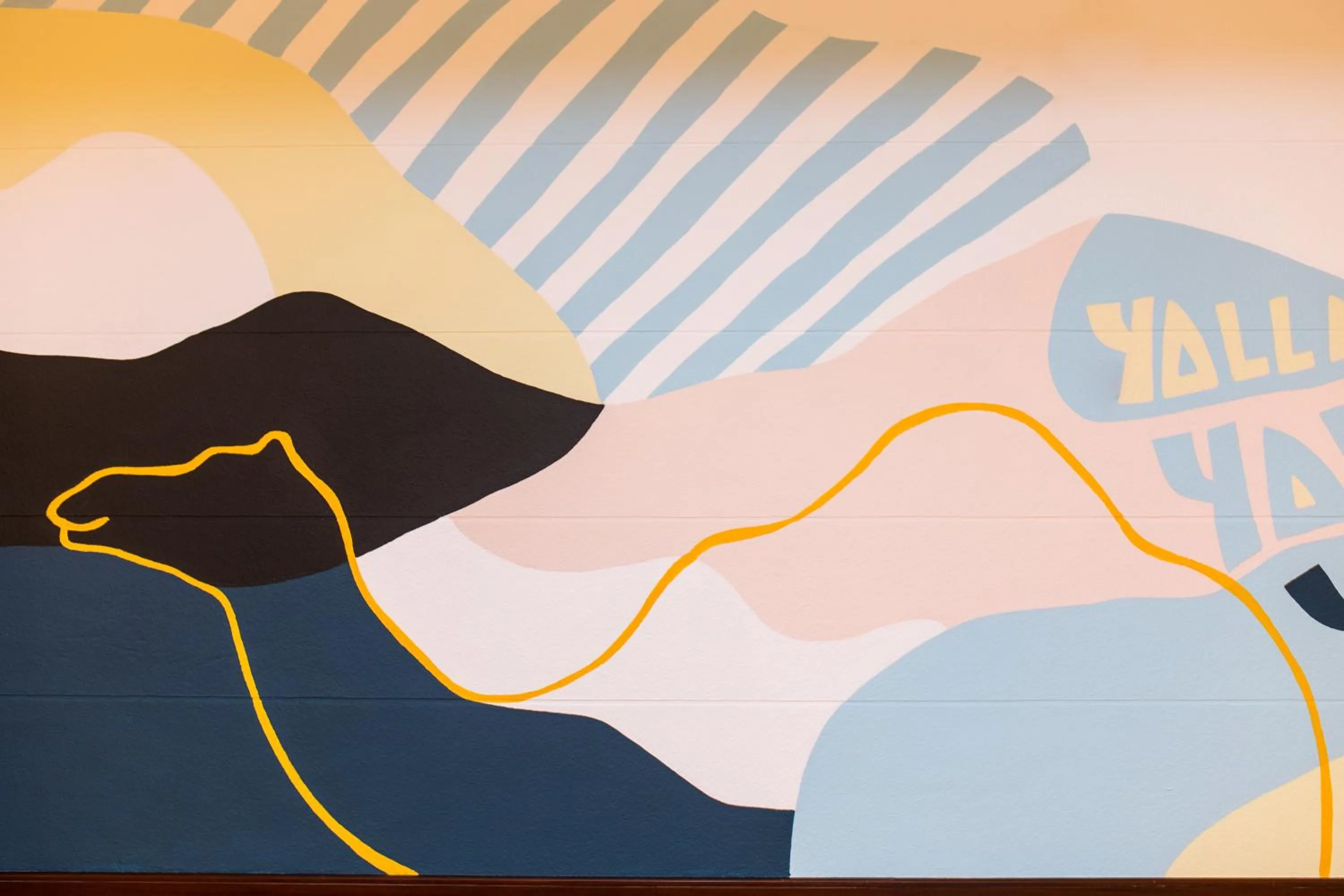 Decorative detail in Leva Hotel and Suites, Opposite Downtown