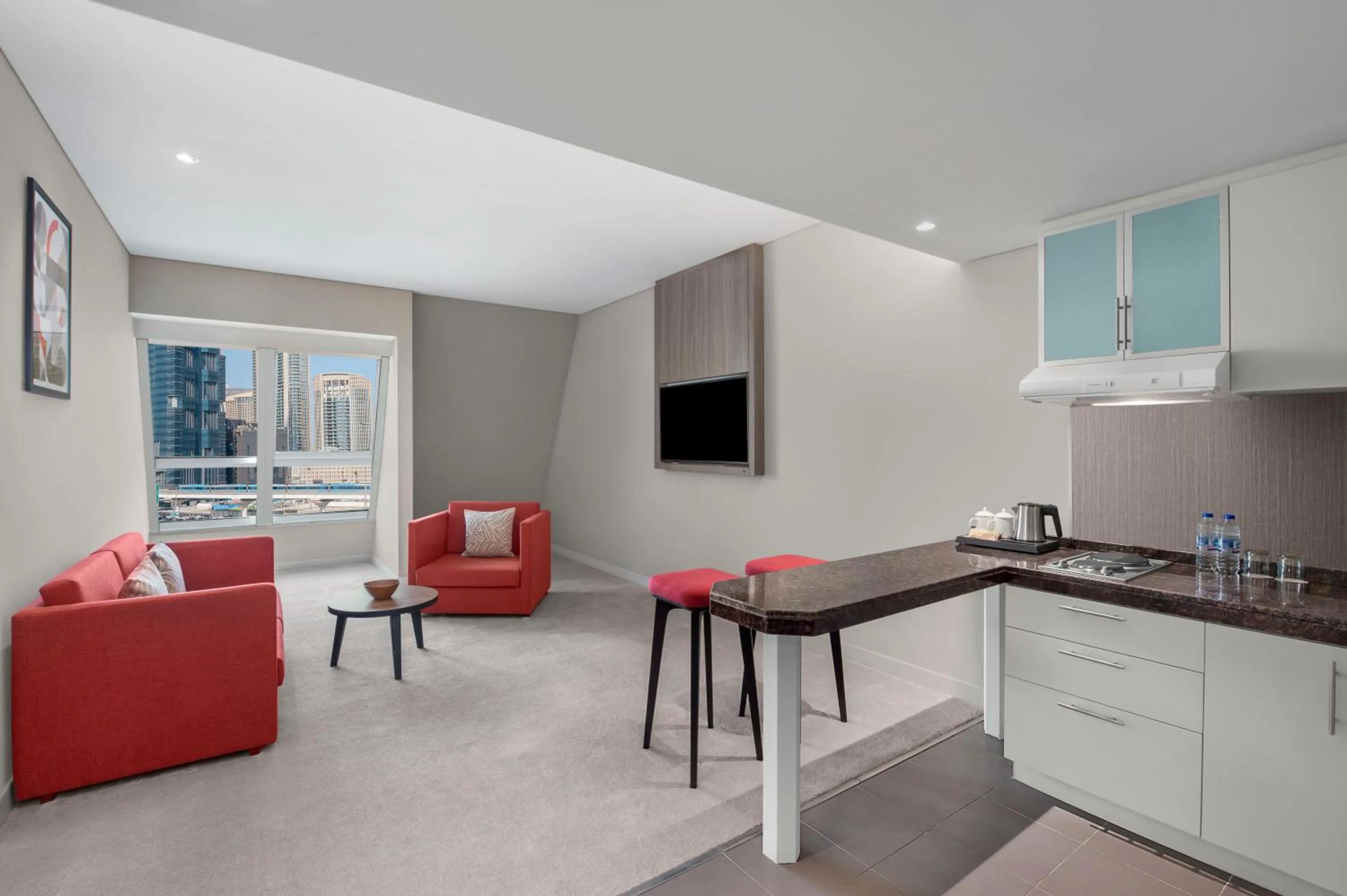 Living room in Leva Hotel and Suites, Opposite Downtown