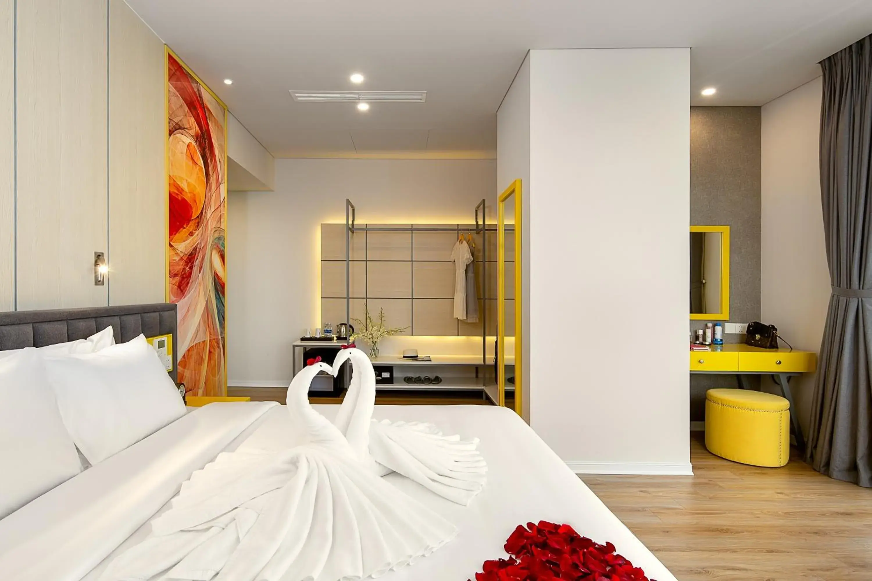 Bedroom, Bed in Grand Citiview Da Nang Hotel Bedroom, Bed in Grand Citiview Da Nang Hotel