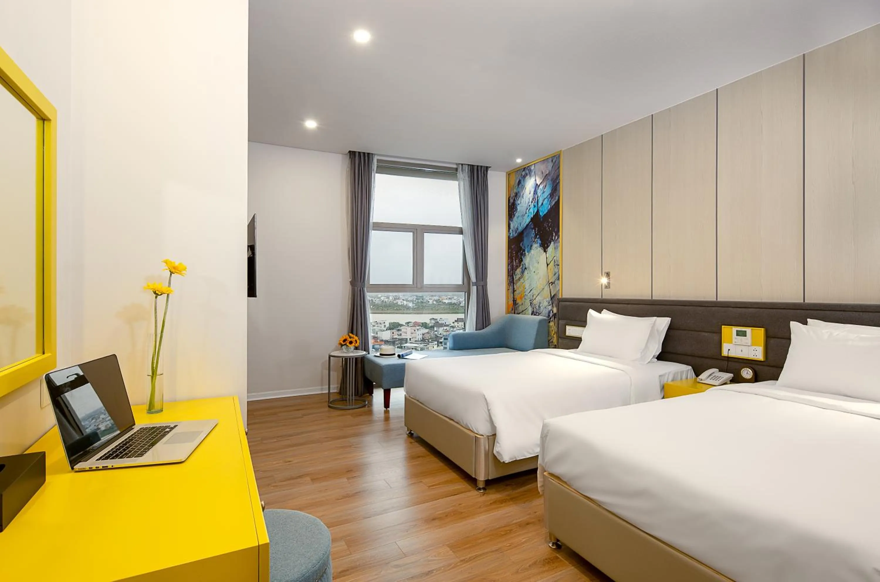 Bathroom, Bed in Grand Citiview Da Nang Hotel