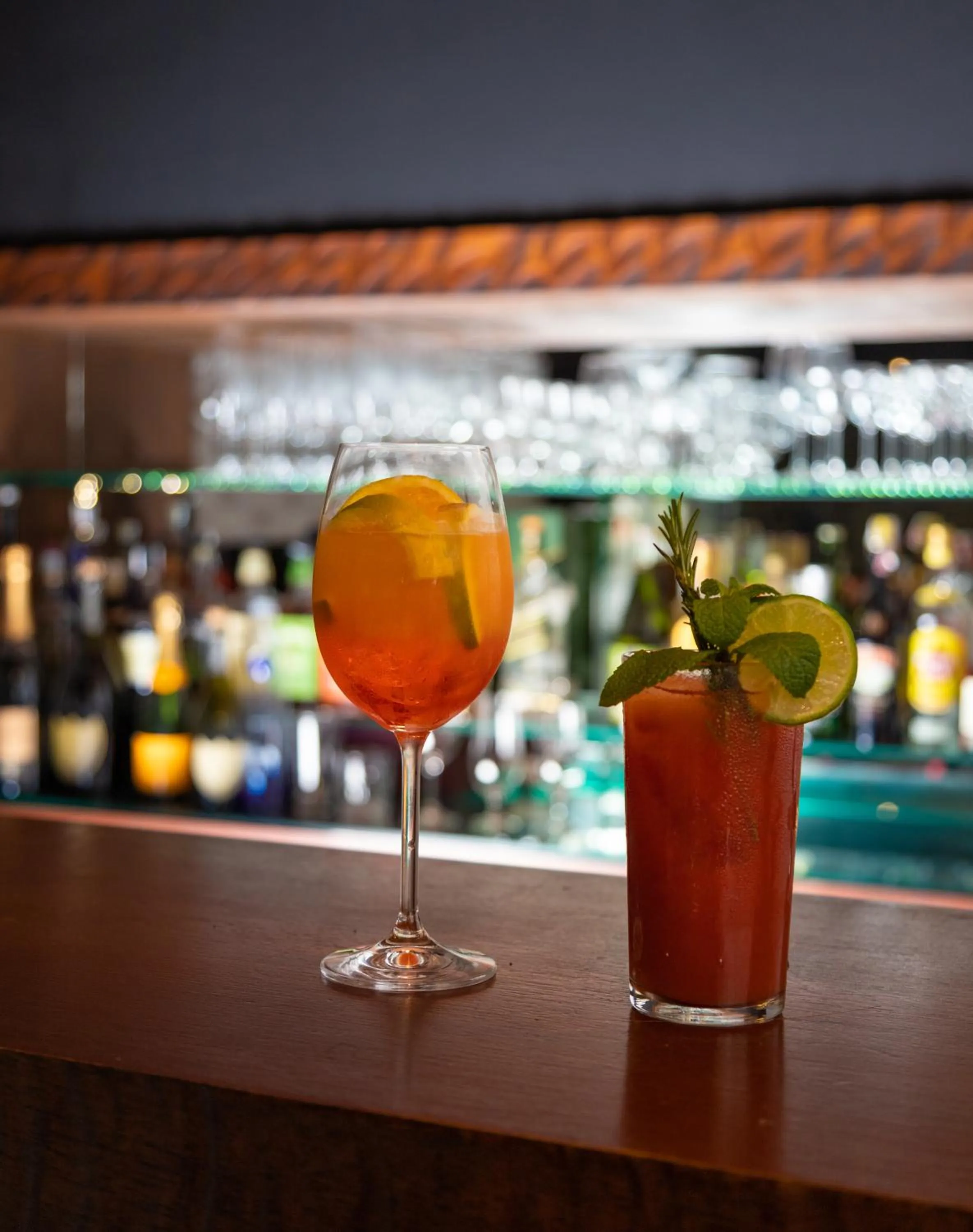 Alcoholic drinks in Alma Hotel