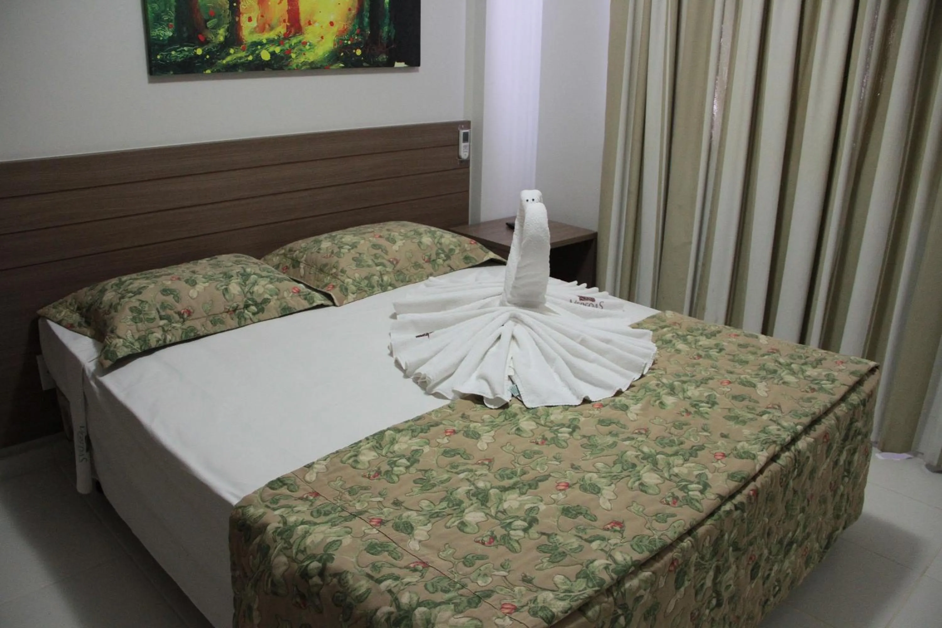 Bed in Veredas do Rio Quente Flat